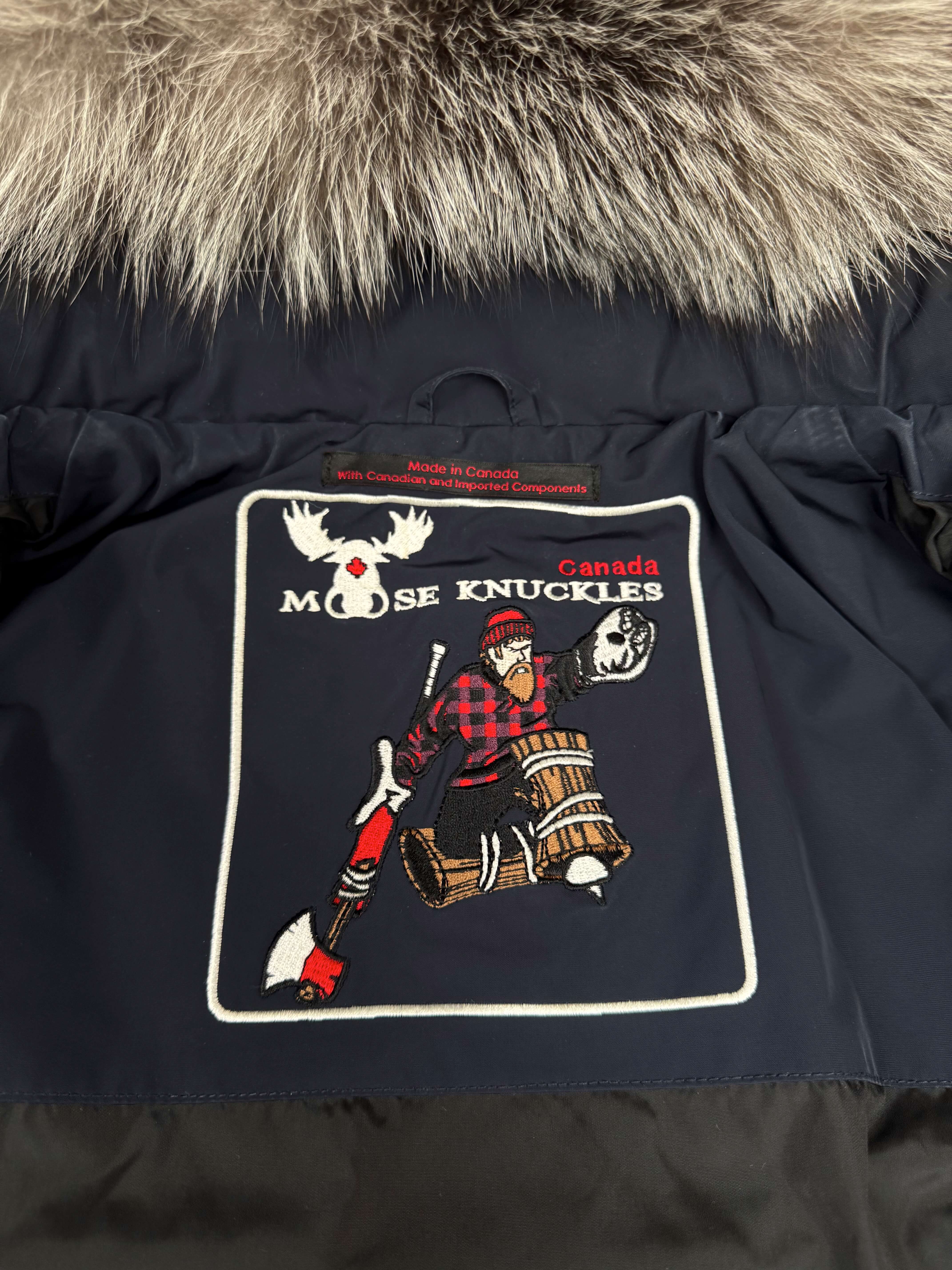 Moose Knuckles Onyx Big Ridge Parka - Navy