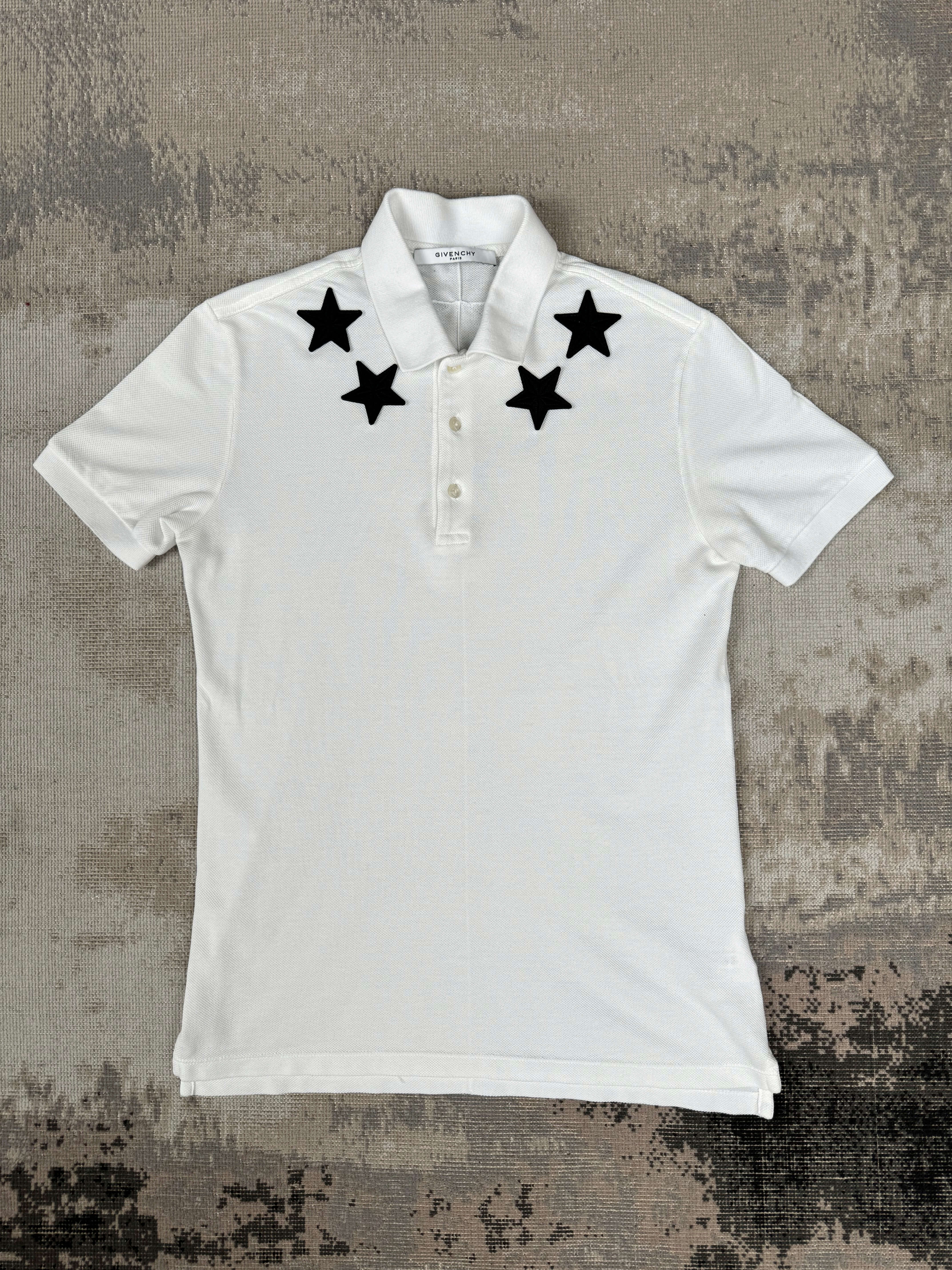 Givenchy Star Polo - White