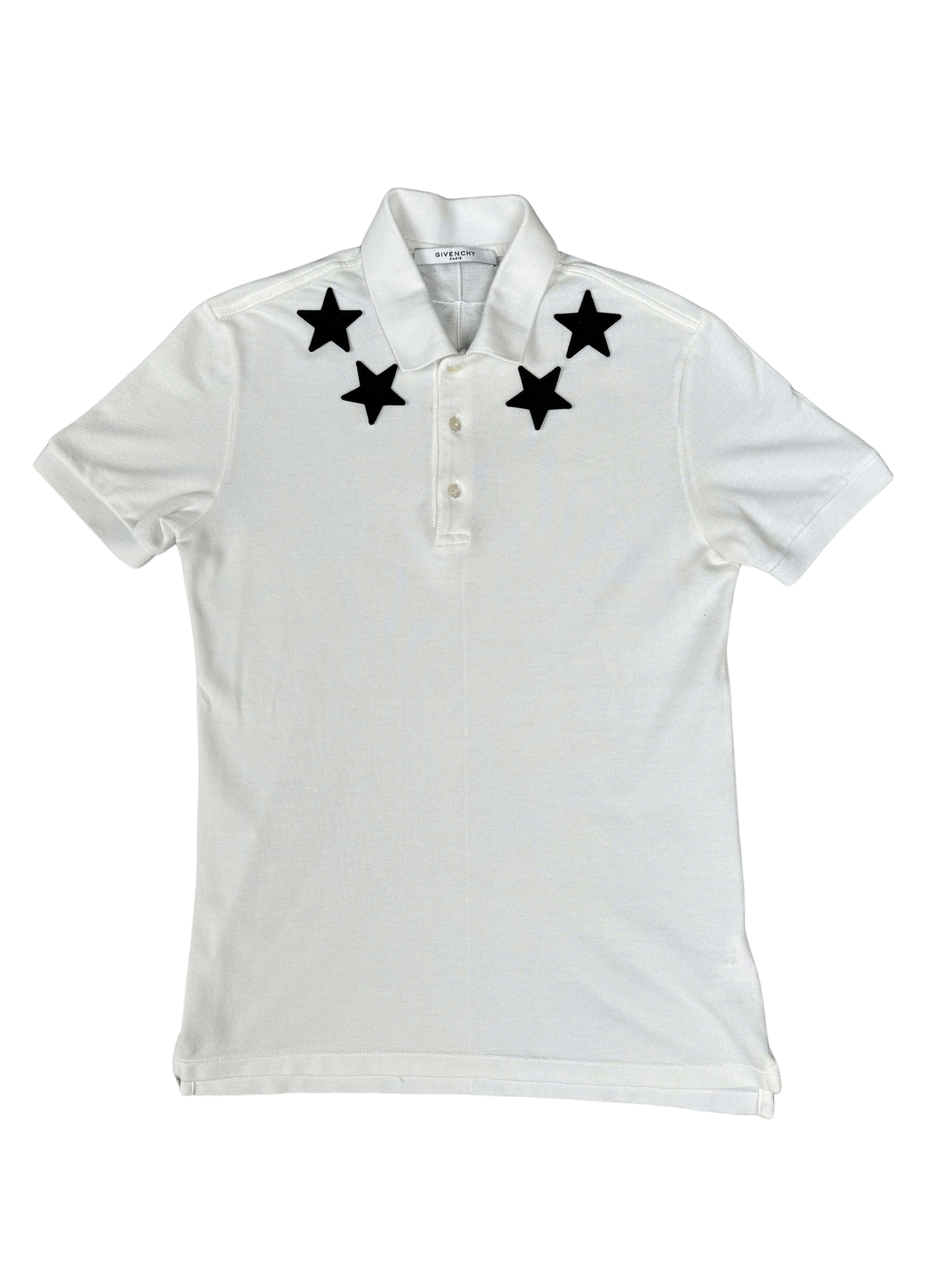 Givenchy Star Polo - White