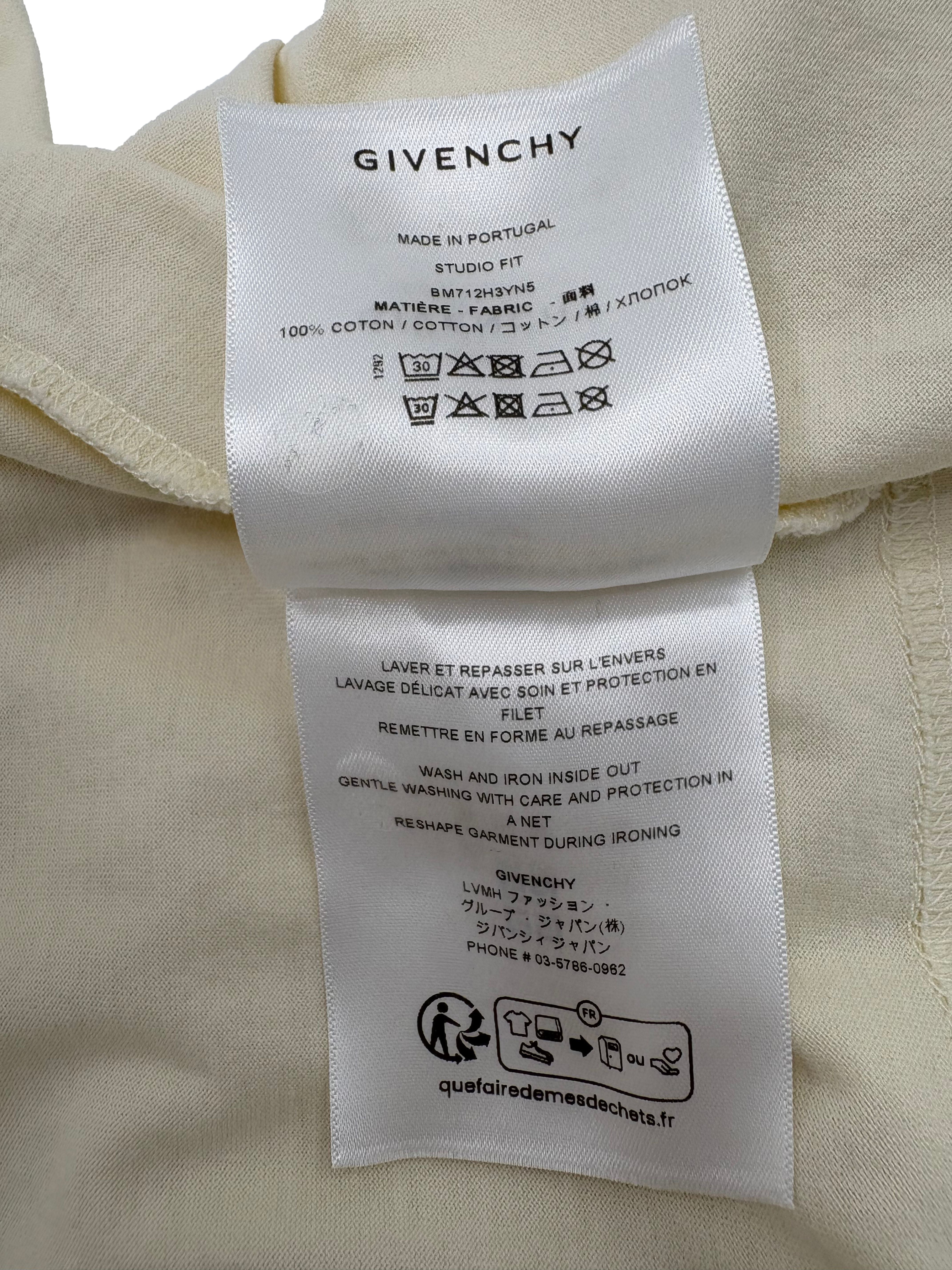 Givenchy Flower Sleeve T-Shirt - Ivory Givenchy