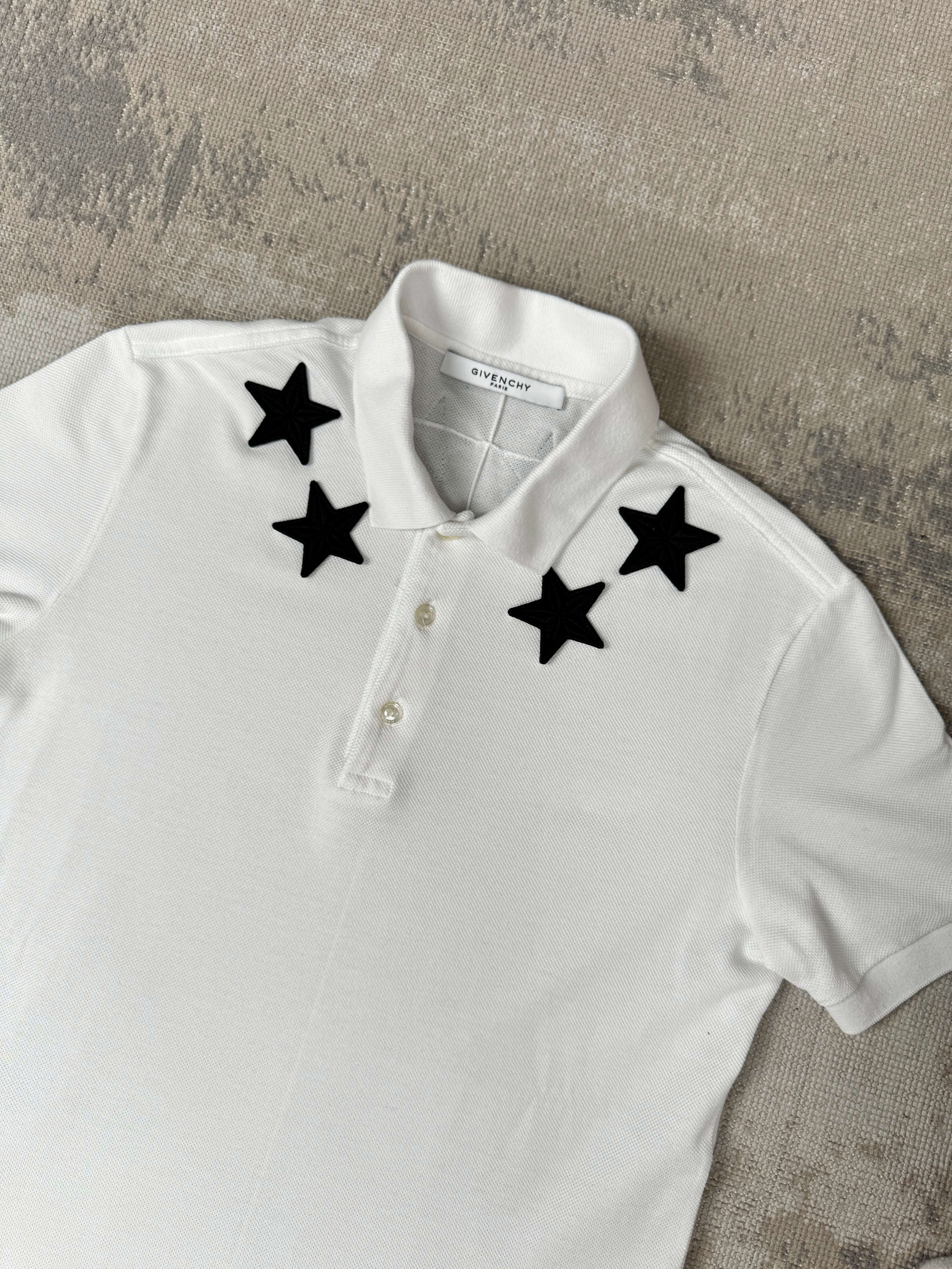 Givenchy Star Polo - White