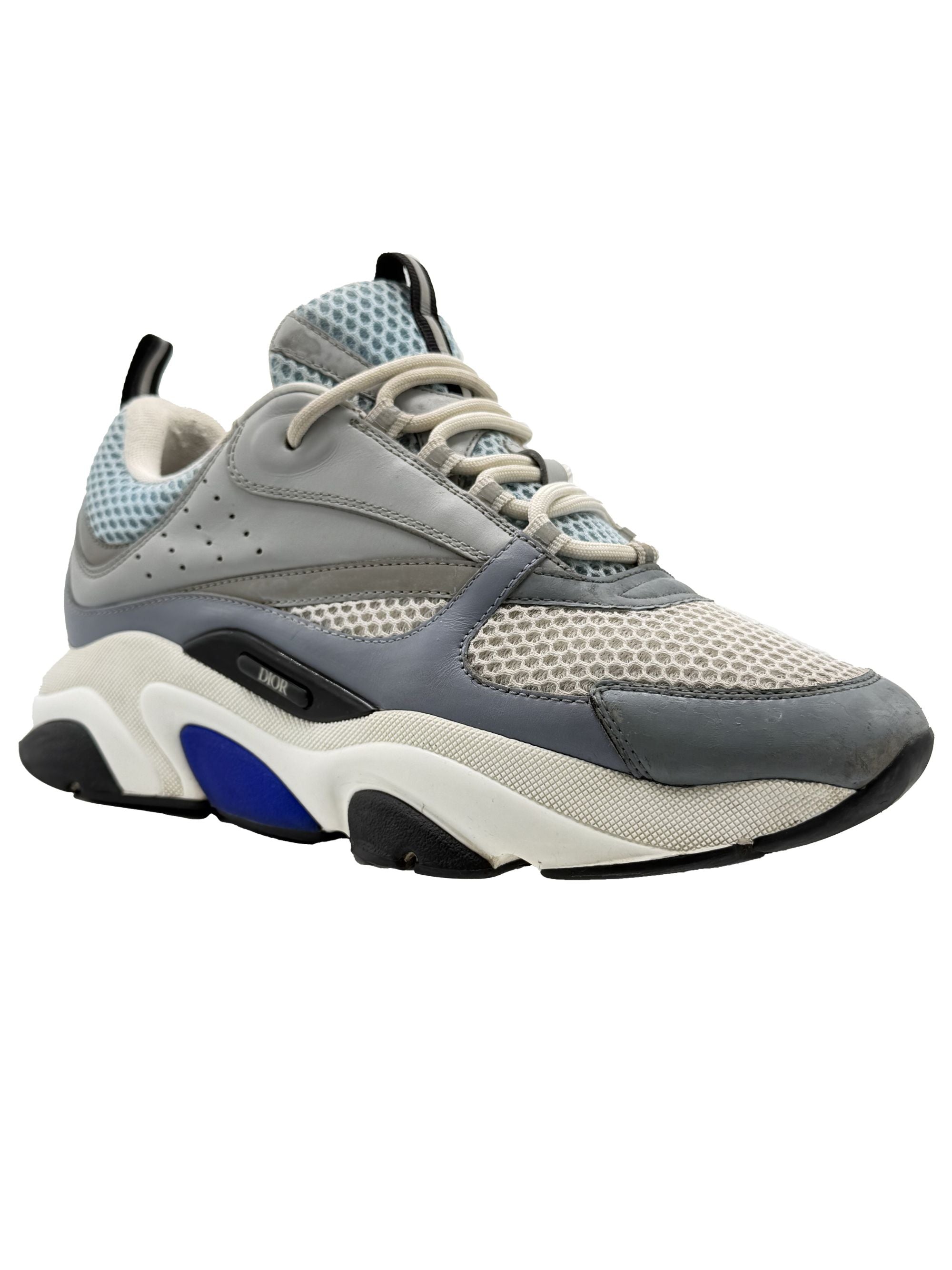 Dior B22 Trainer- Grey/Blue LACE Dior