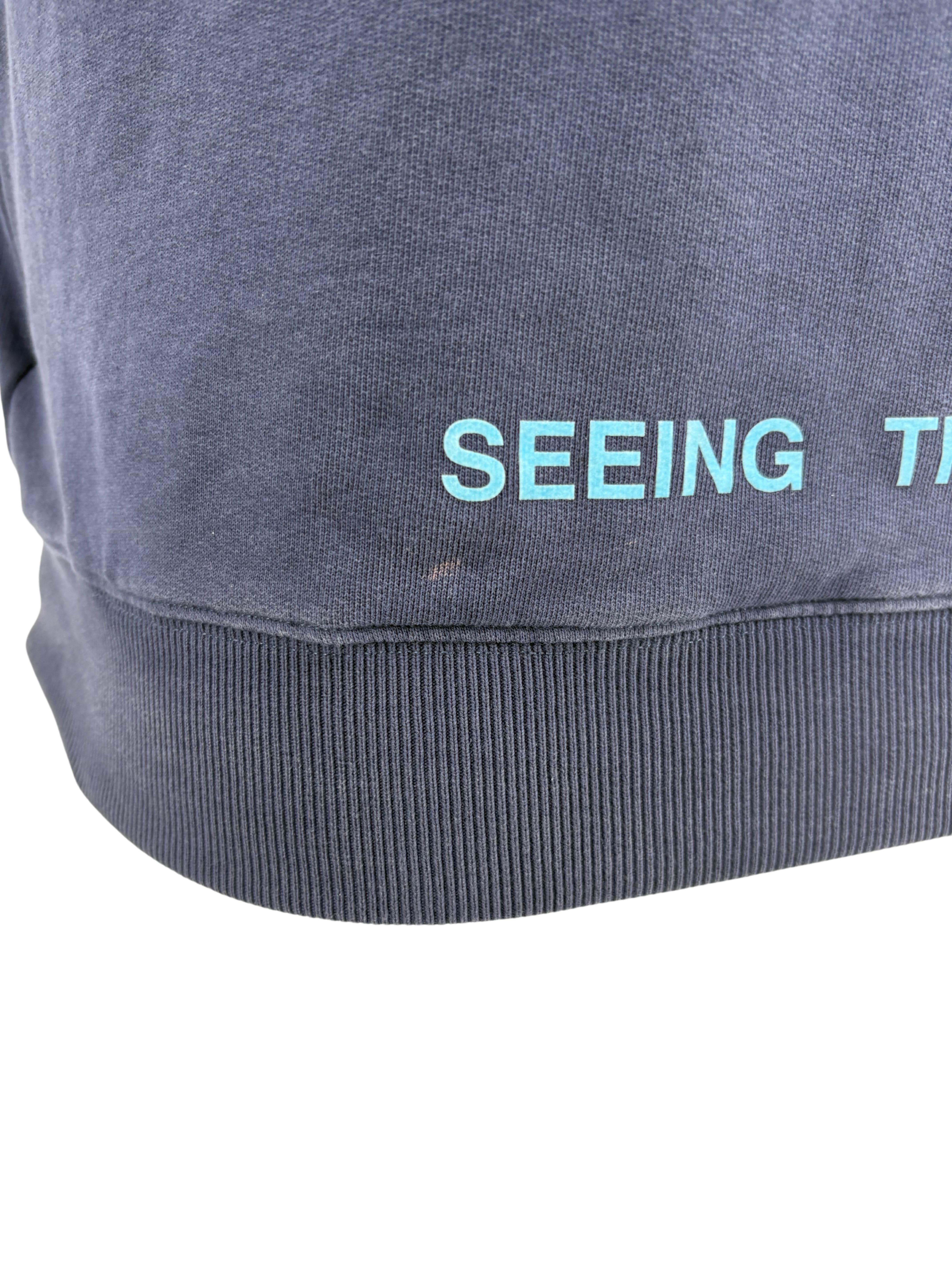 Off-White Caravaggio Hoodie - Blue Off-White