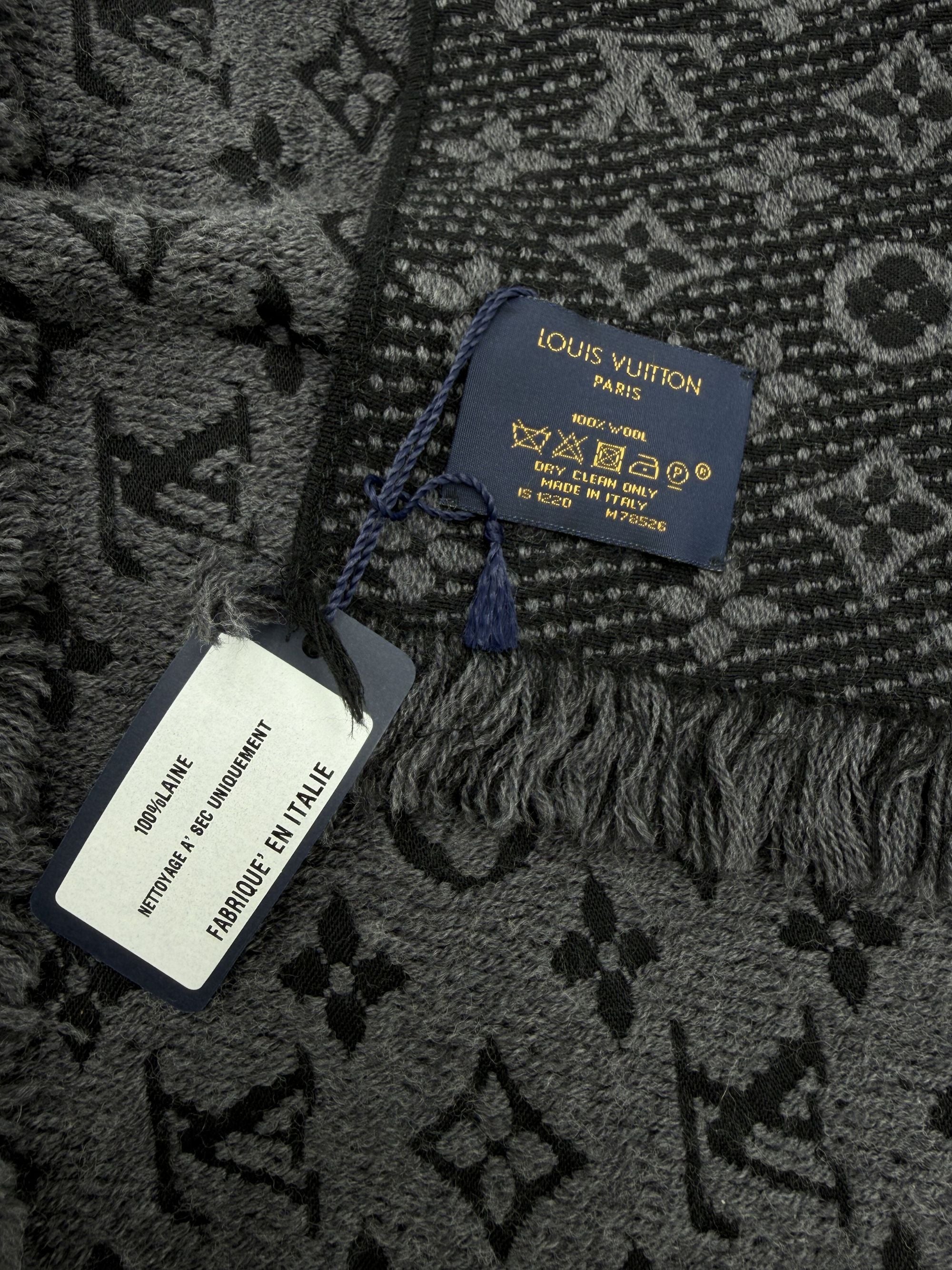 Louis Vuitton Monogram Scarf - Grey Louis Vuitton