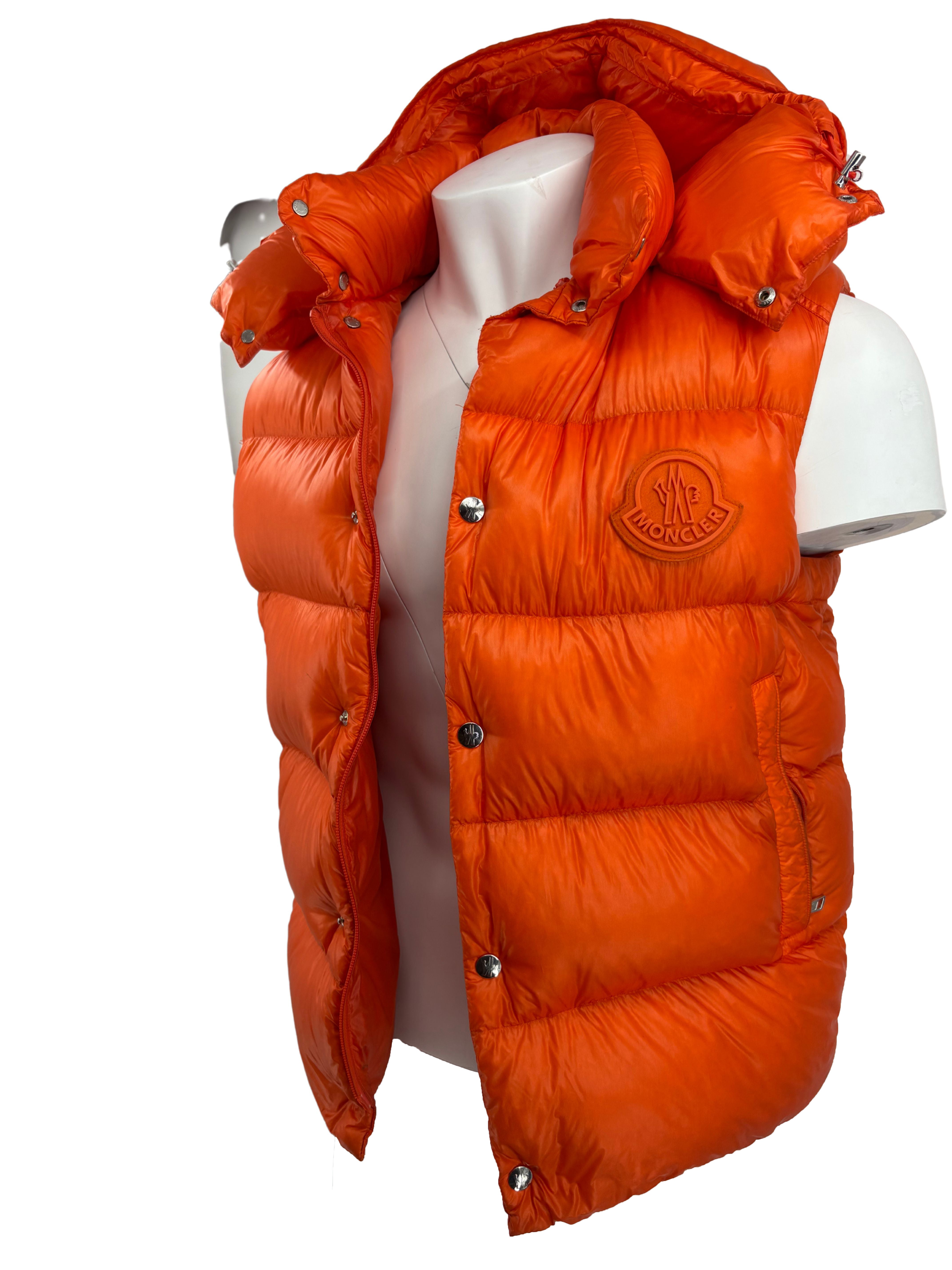 Moncler Tarnos Down Jacket/Gilet - Orange Moncler