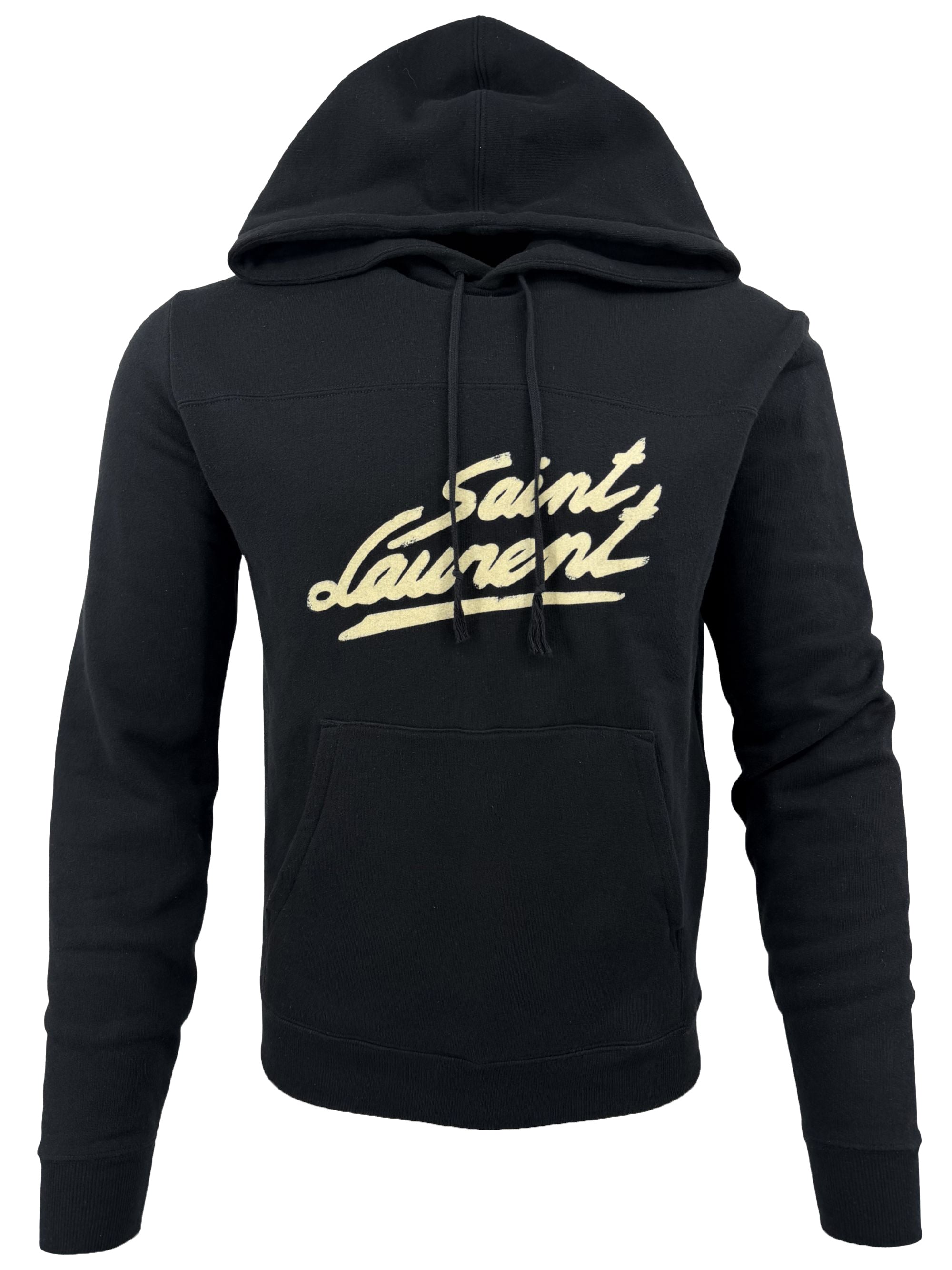 Saint Laurent Paris Hoodie - Black Yves Saint Laurent