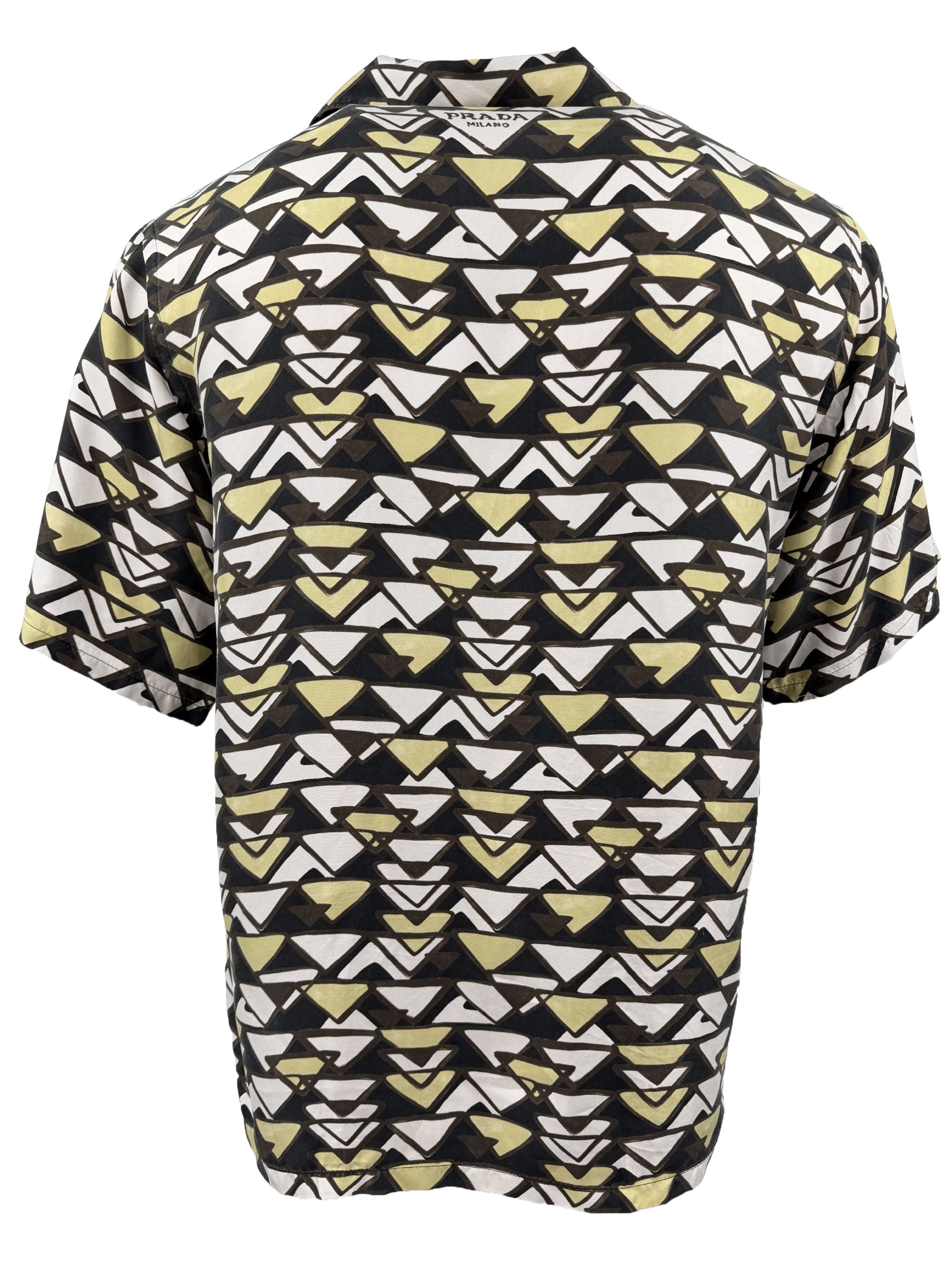 Prada Geo Print Silk Shirt Prada