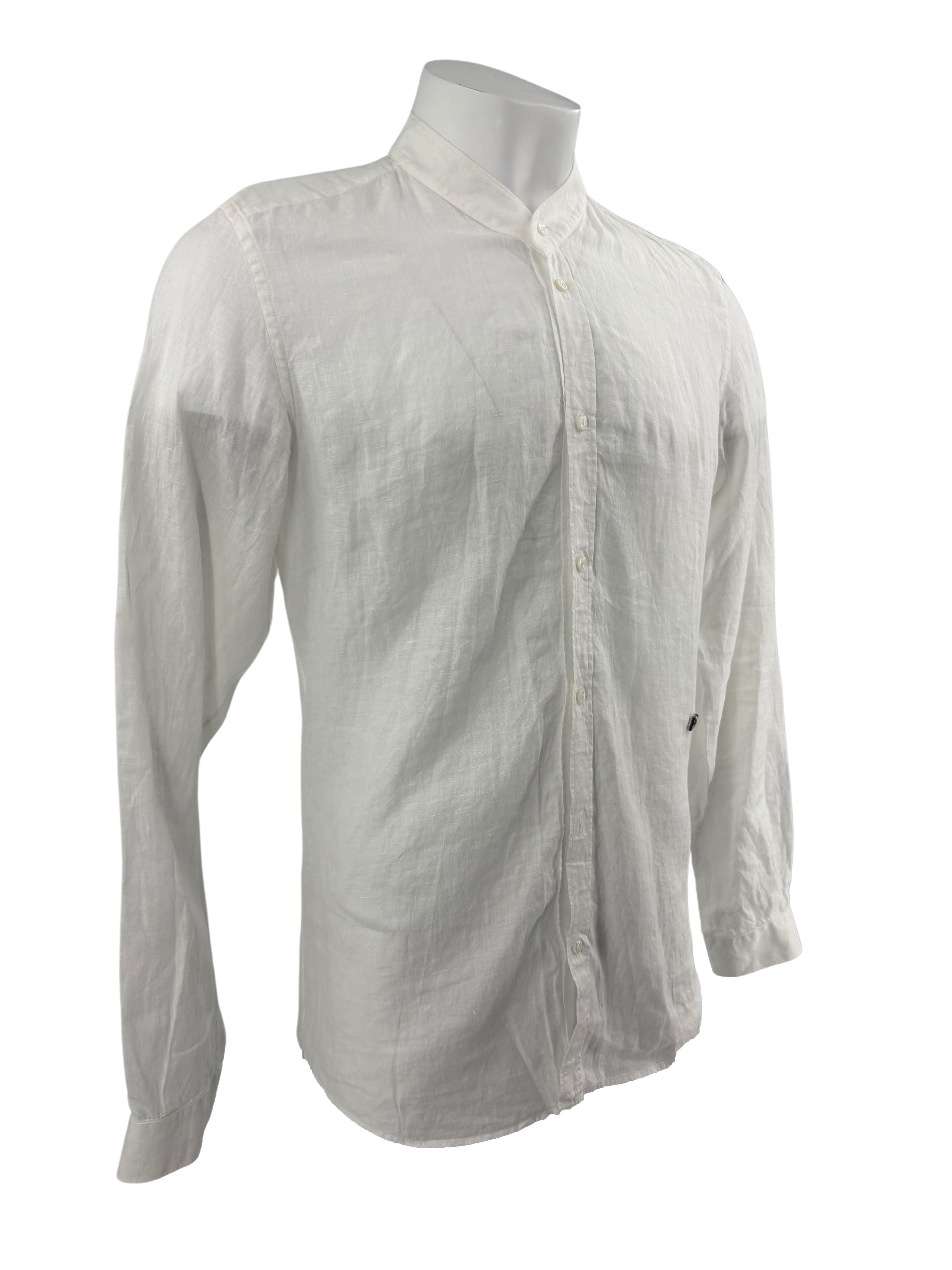 Dolce & Gabbana logo-detail long-sleeve shirt - White (Copy) Dolce & Gabbana