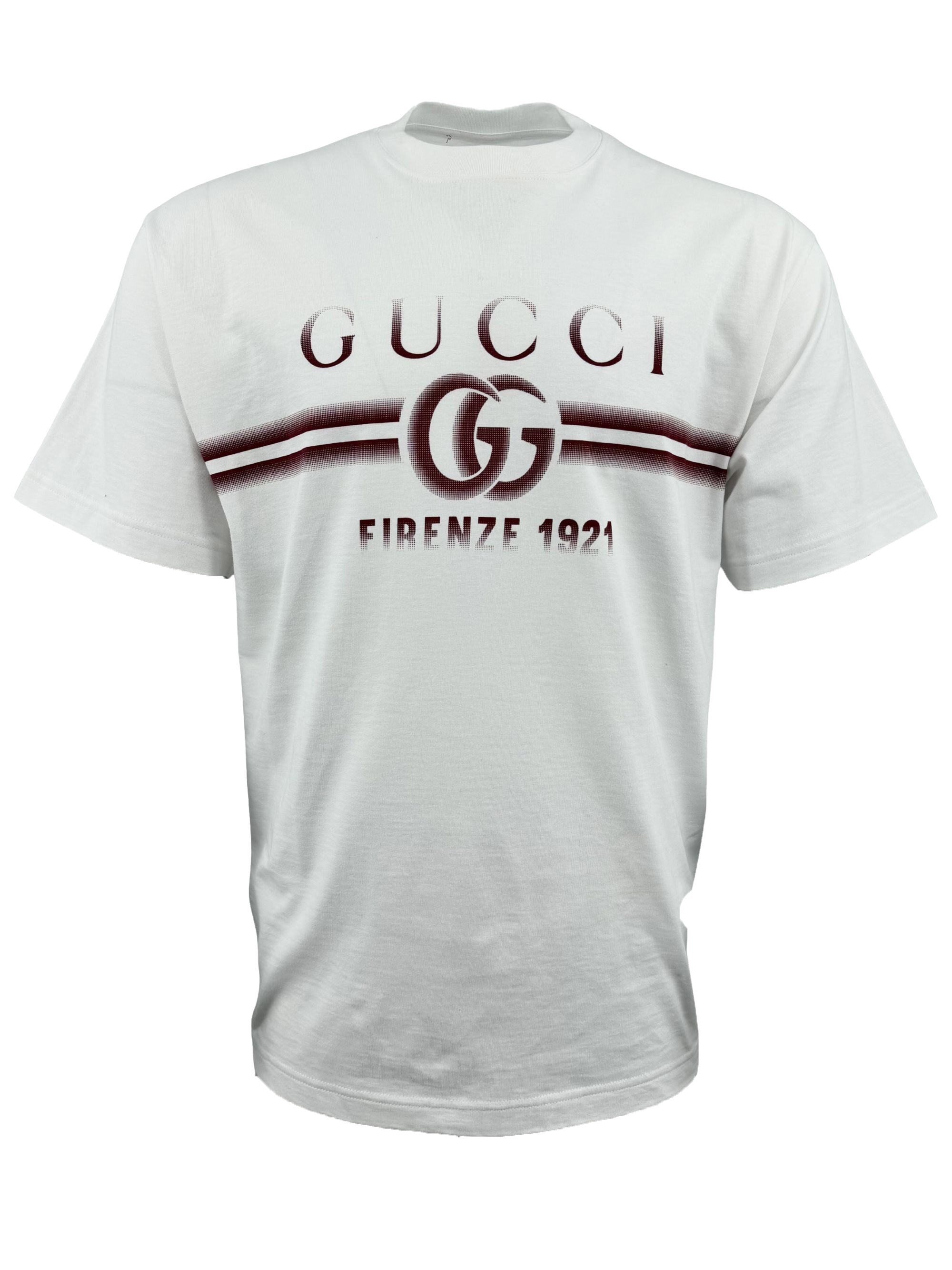 Gucci Firenze 1921 GG T-Shirt - White Gucci