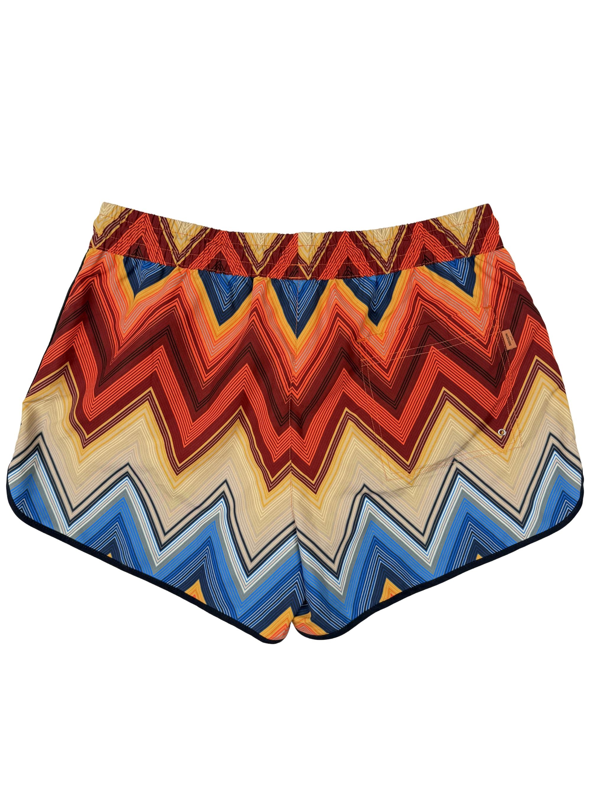 Missoni Zigzag Swim Shorts - Orange Missoni