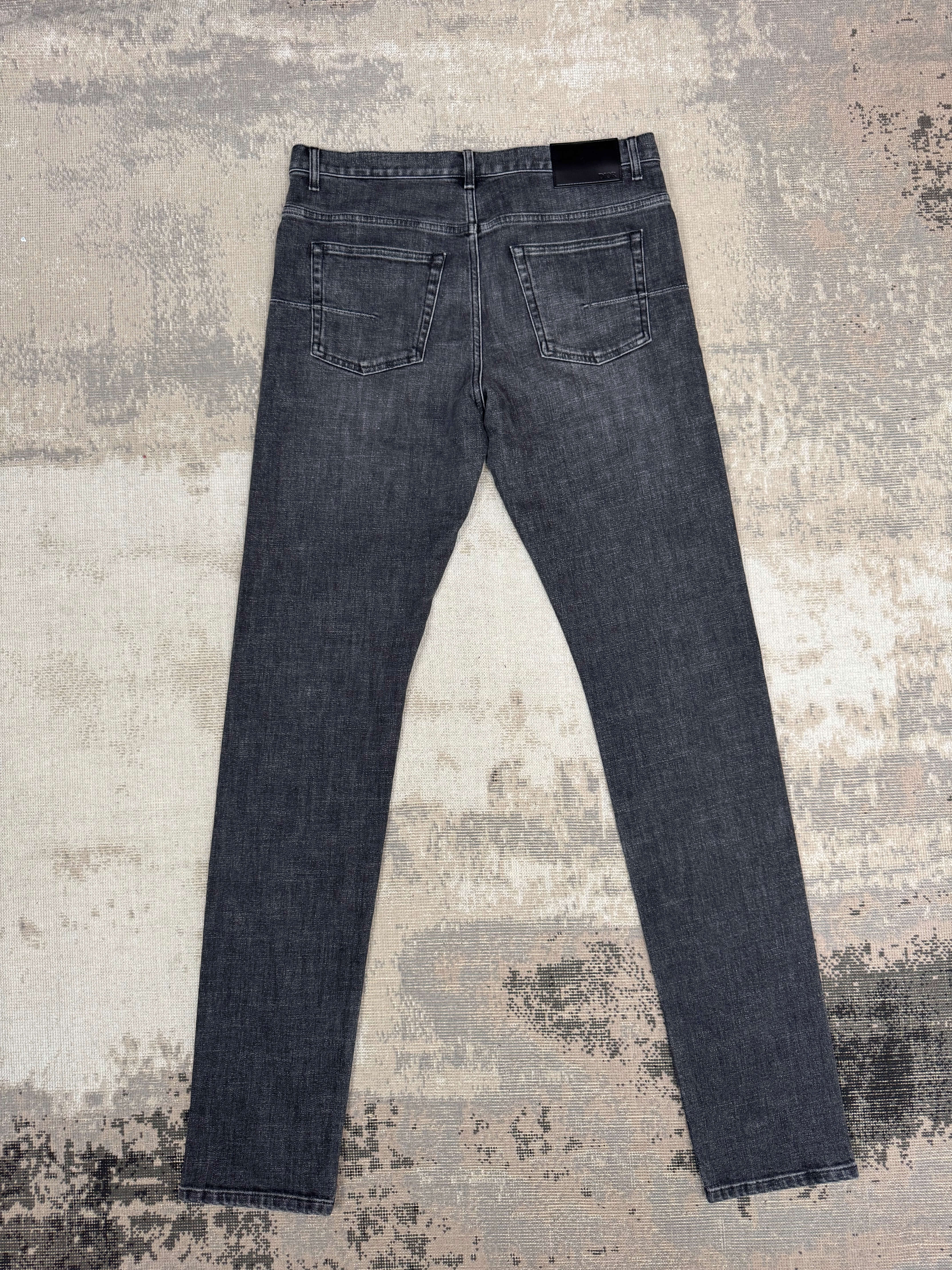 Dior Long Slim Fit Jeans - Grey Denim Dior