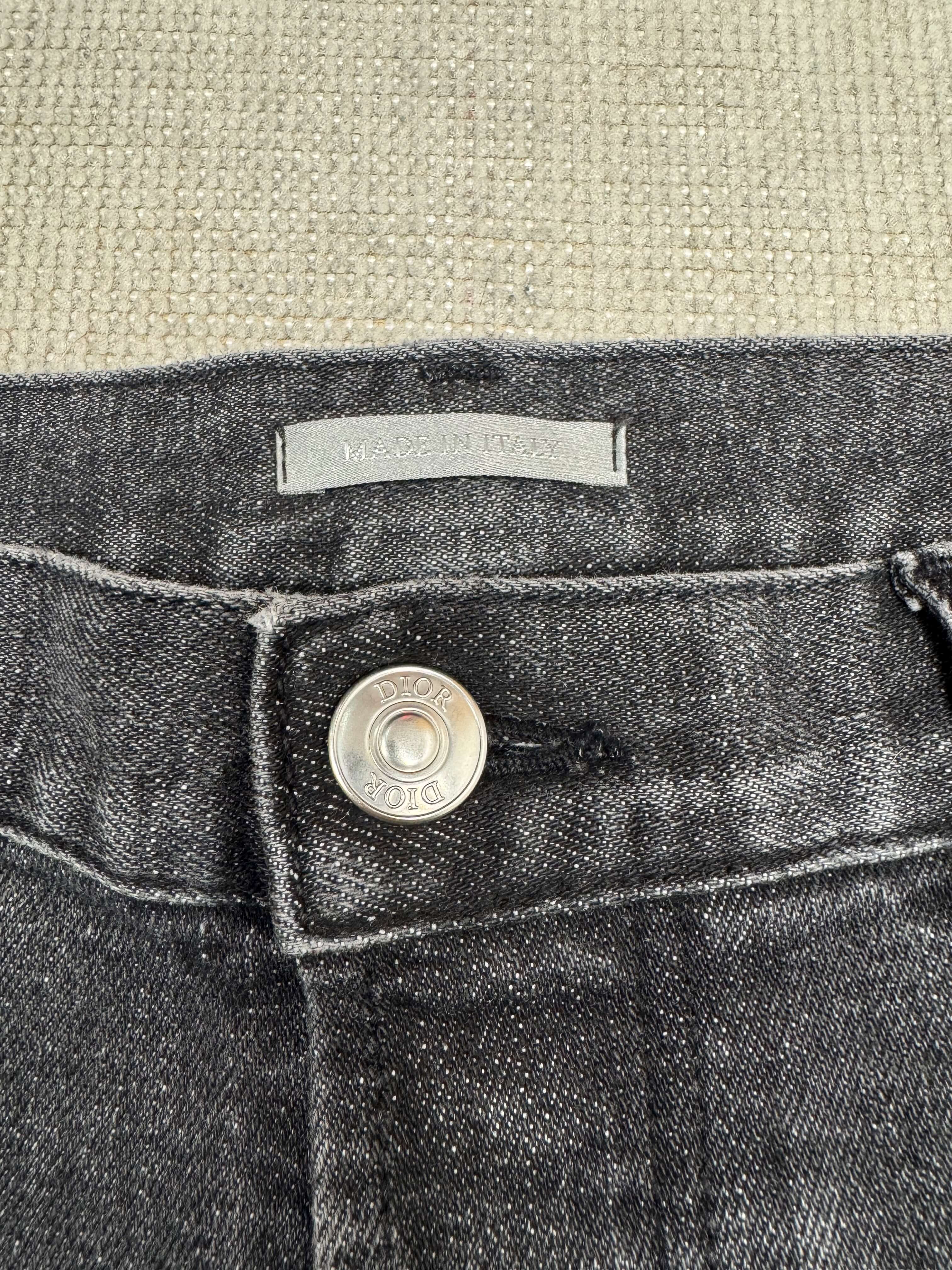 Dior Long Slim Fit Jeans - Grey Denim Dior