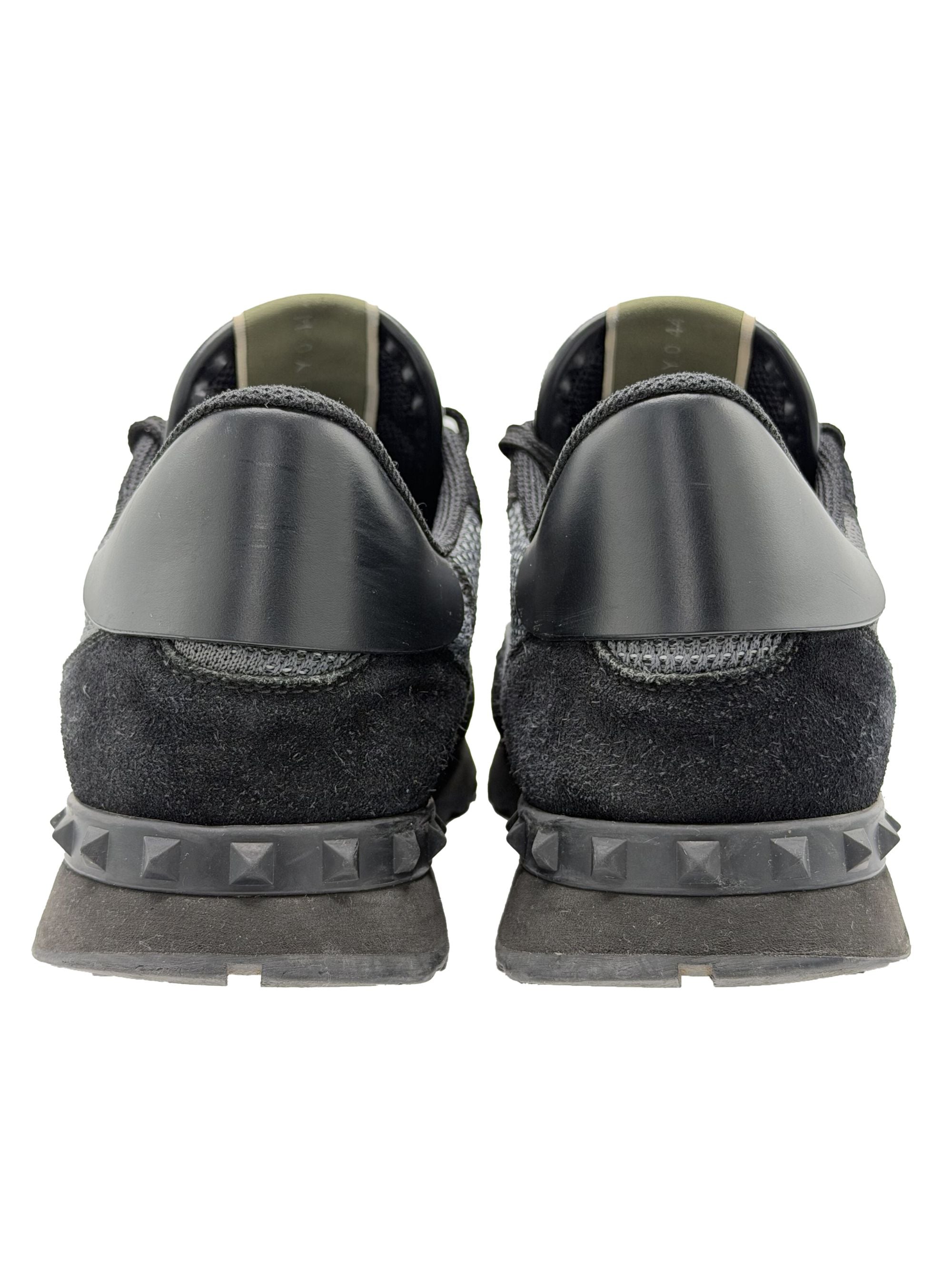 Valentino Mesh Rockrunner Trainers - Black Valentino