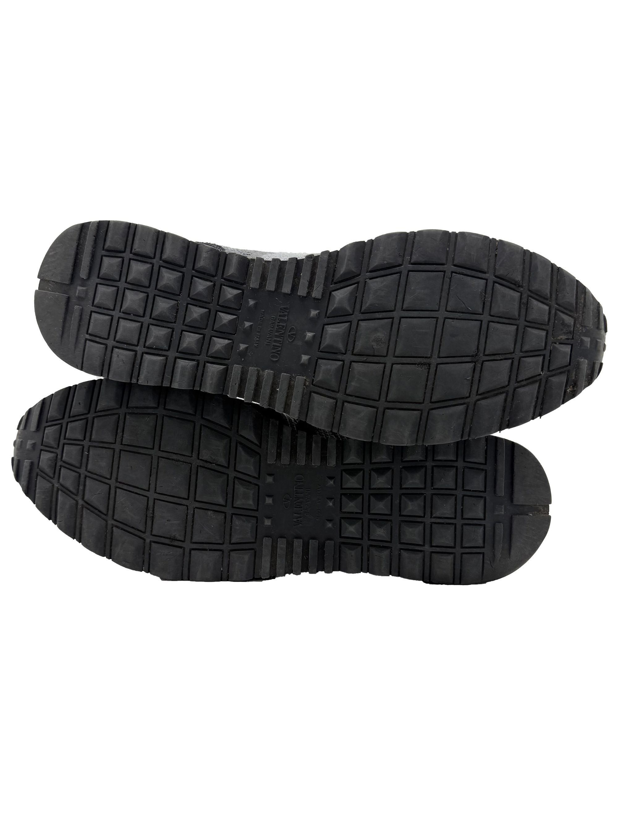 Valentino Mesh Rockrunner Trainers - Black Valentino