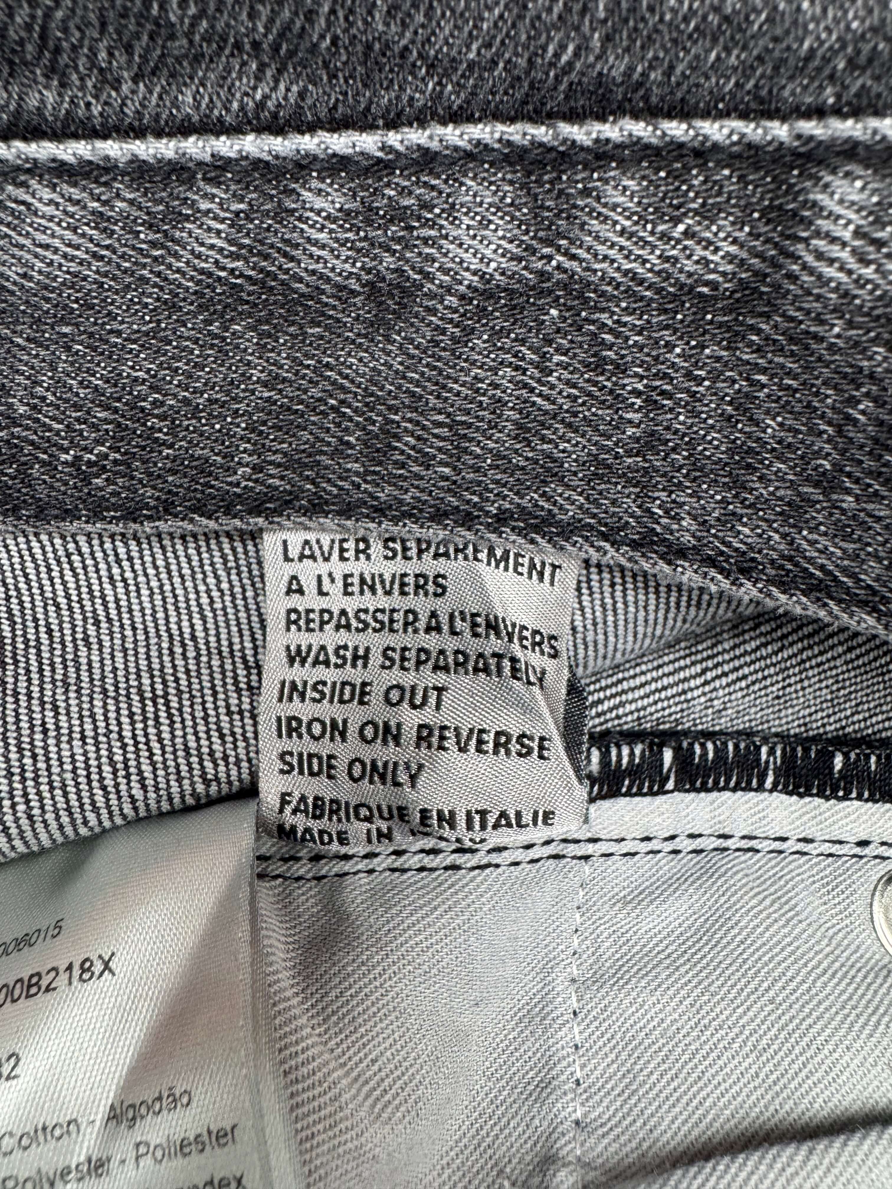 Dior Long Slim Fit Jeans - Grey Denim Dior