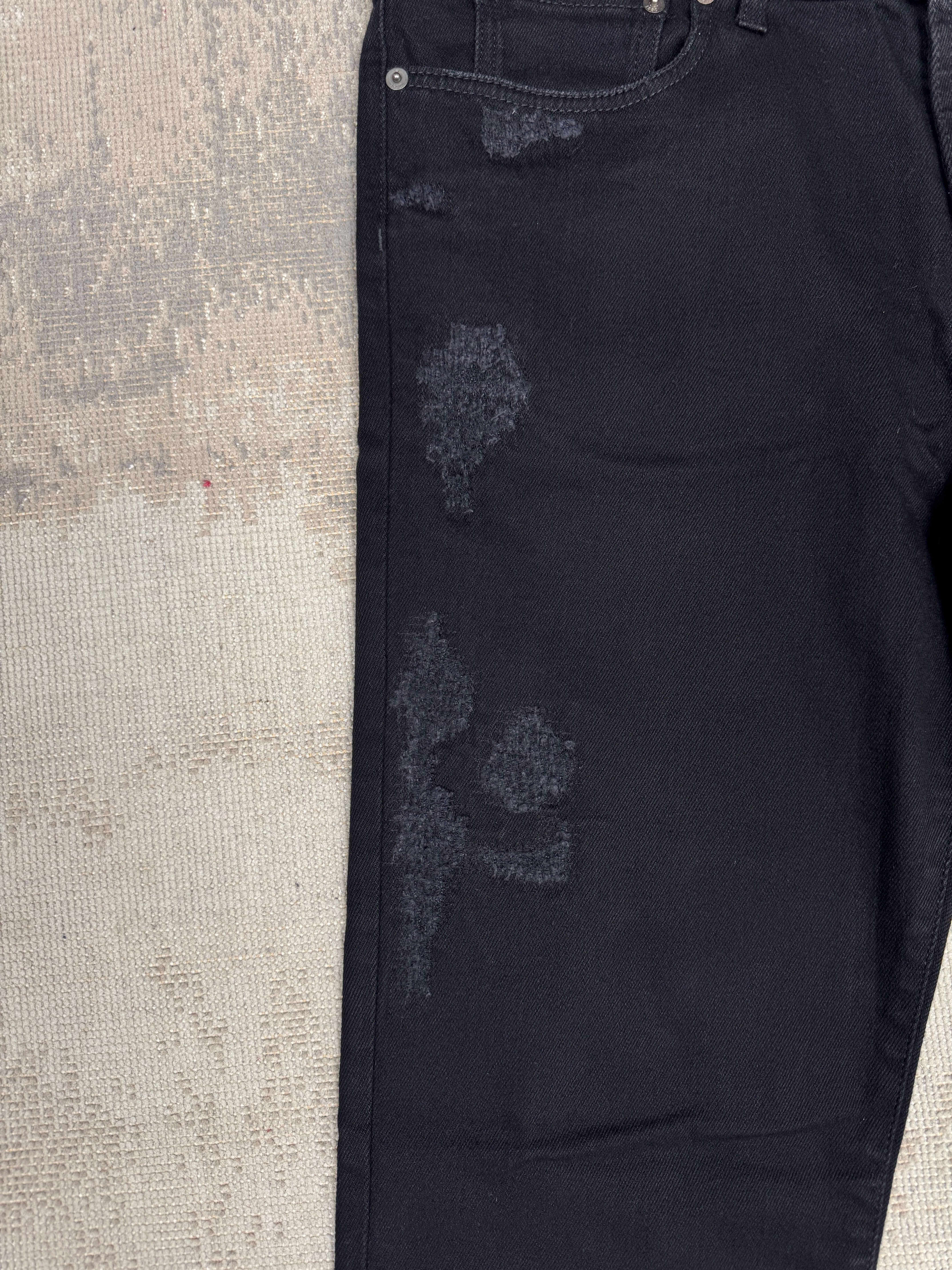 Givenchy Distressed Jeans - Black Denim Givenchy