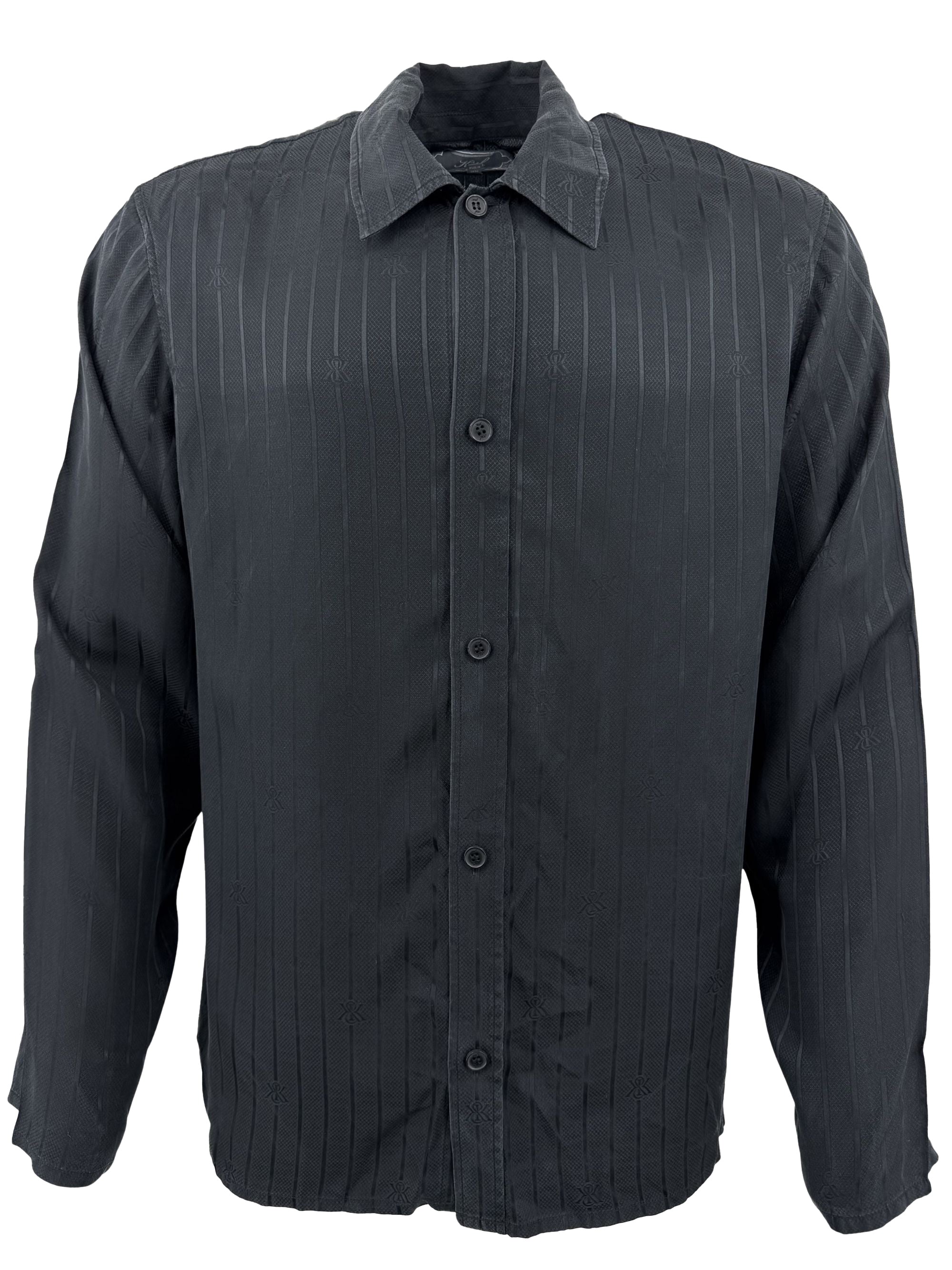 KITH Stripe K Shirt - Black KITH