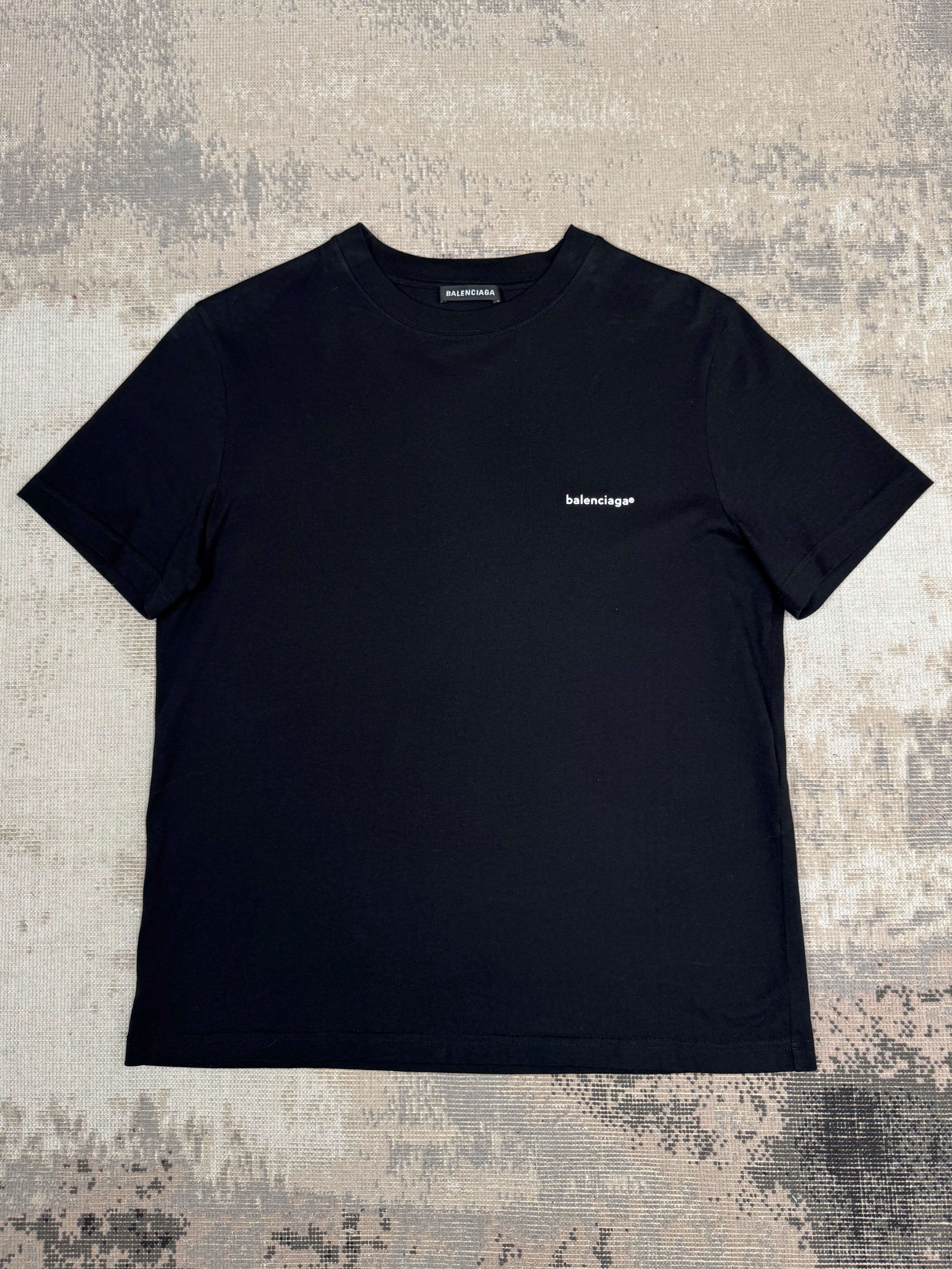 Balenciaga Logo T-Shirt - Black