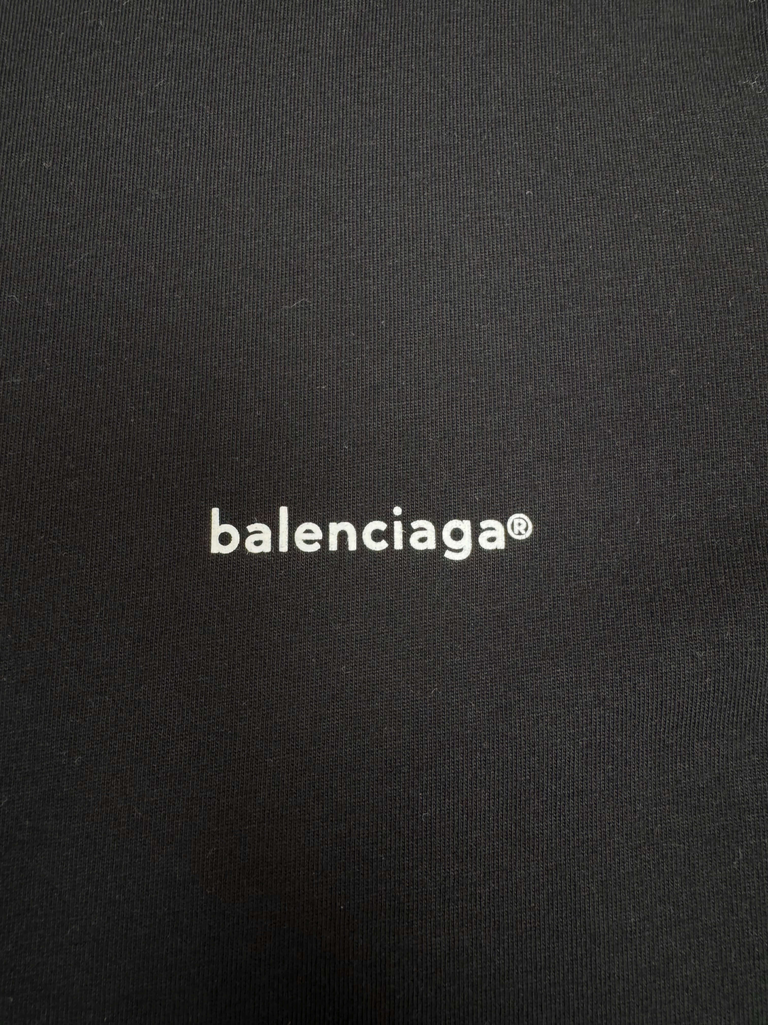 Balenciaga Logo T-Shirt - Black