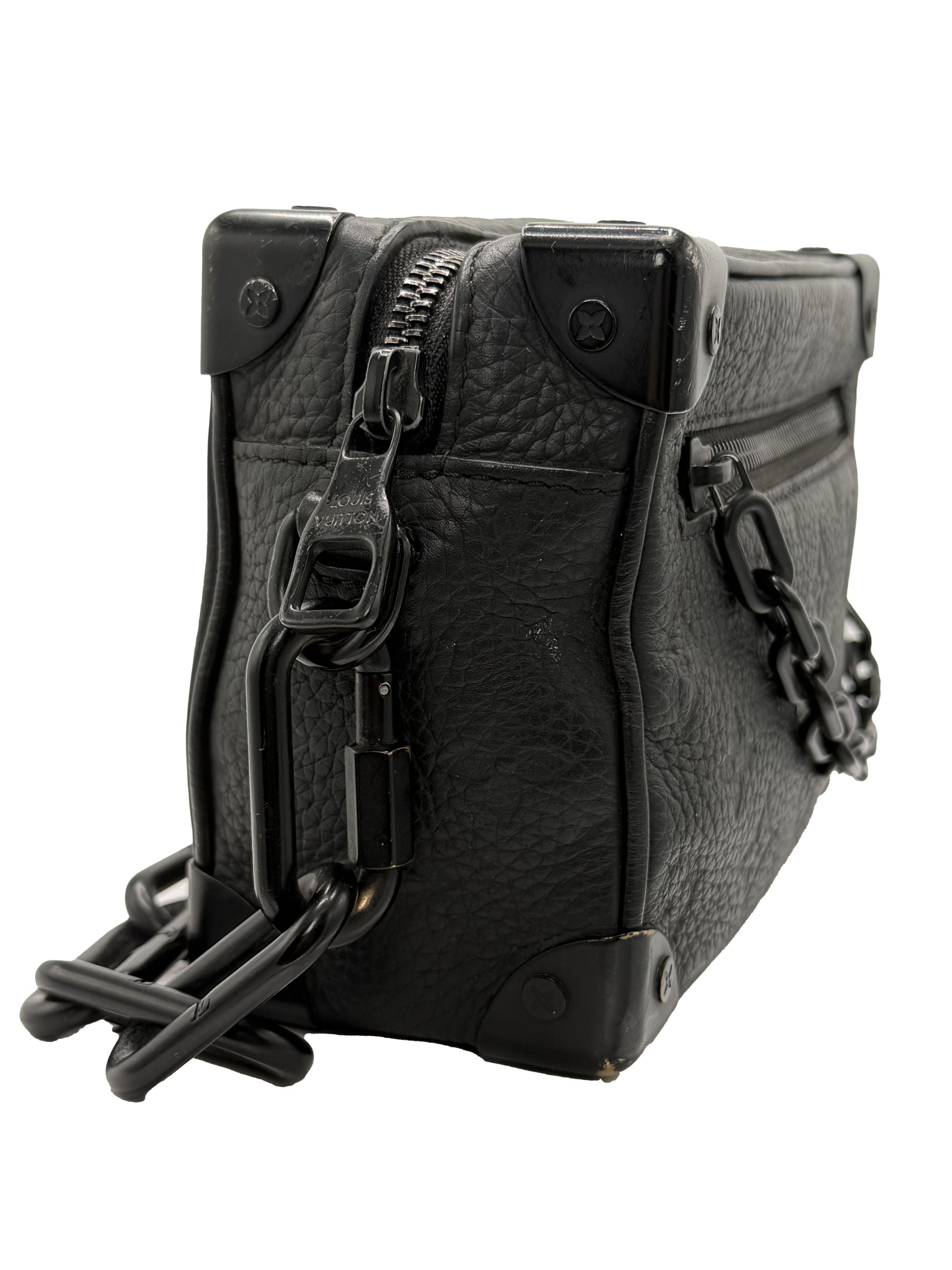 Louis Vuitton Mini Taurllion Monogram Soft Trunk - Black Louis Vuitton