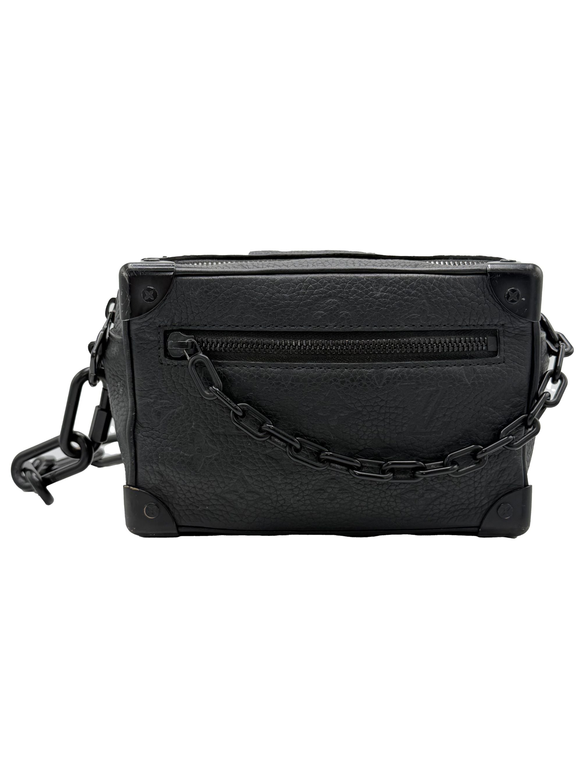 Louis Vuitton Mini Taurllion Monogram Soft Trunk - Black Louis Vuitton