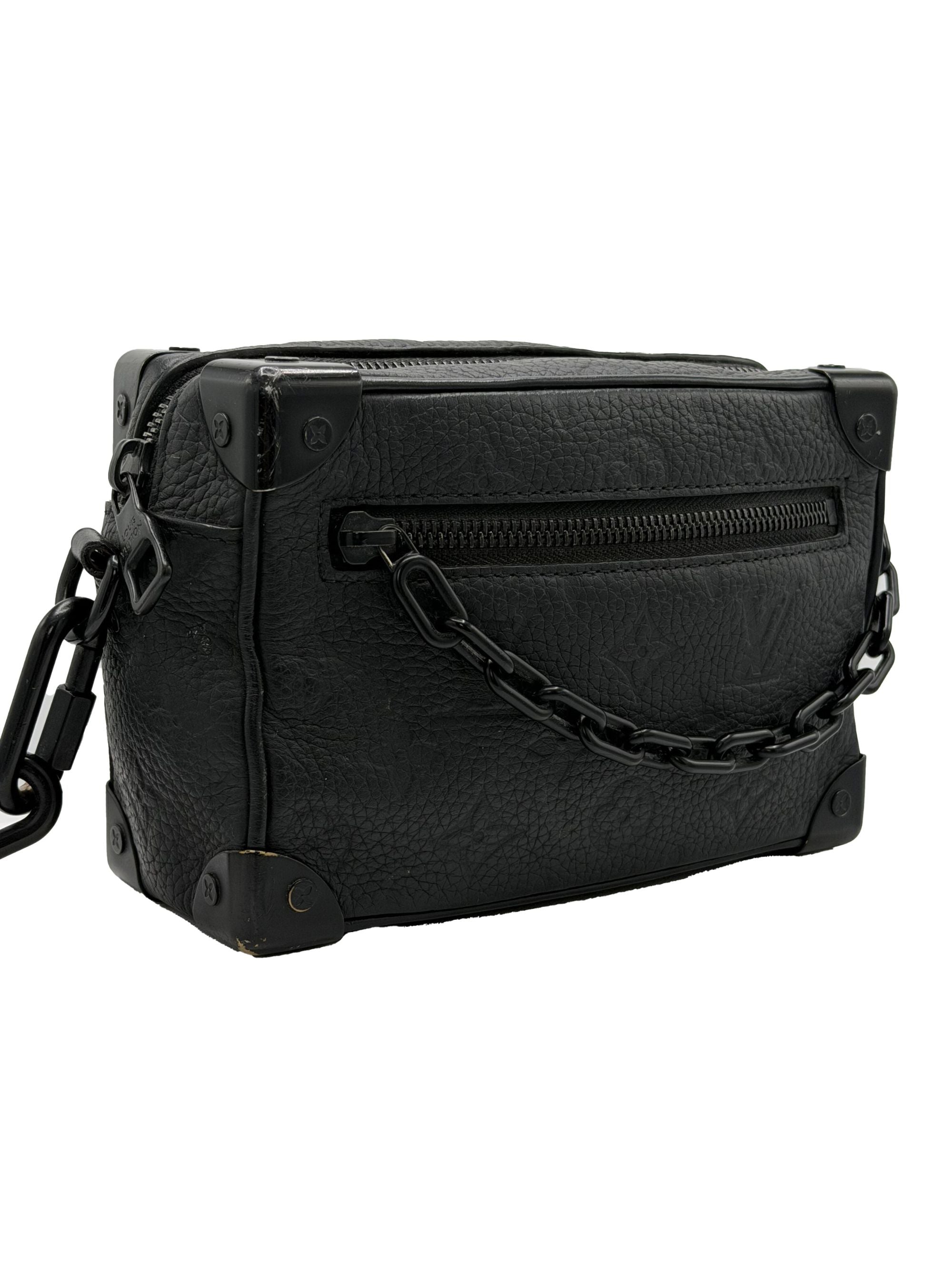 Louis Vuitton Mini Taurllion Monogram Soft Trunk - Black Louis Vuitton