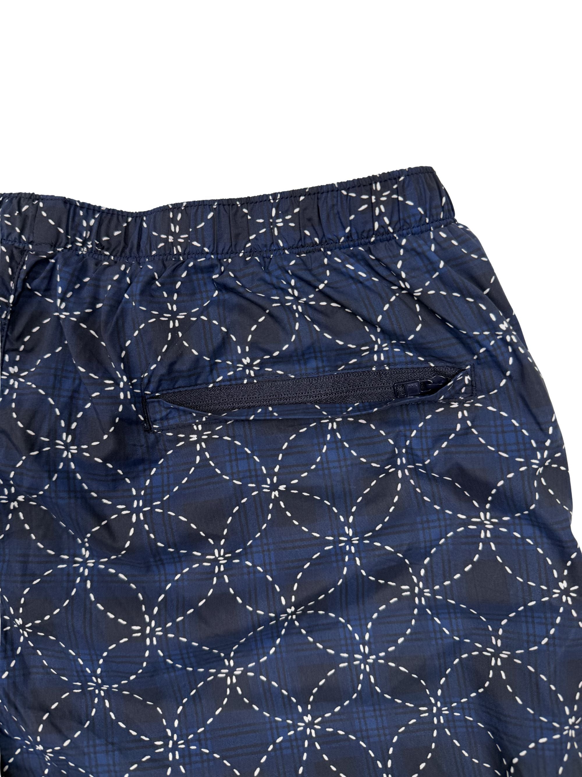 KITH Geometric Swimshorts - Navy KITH