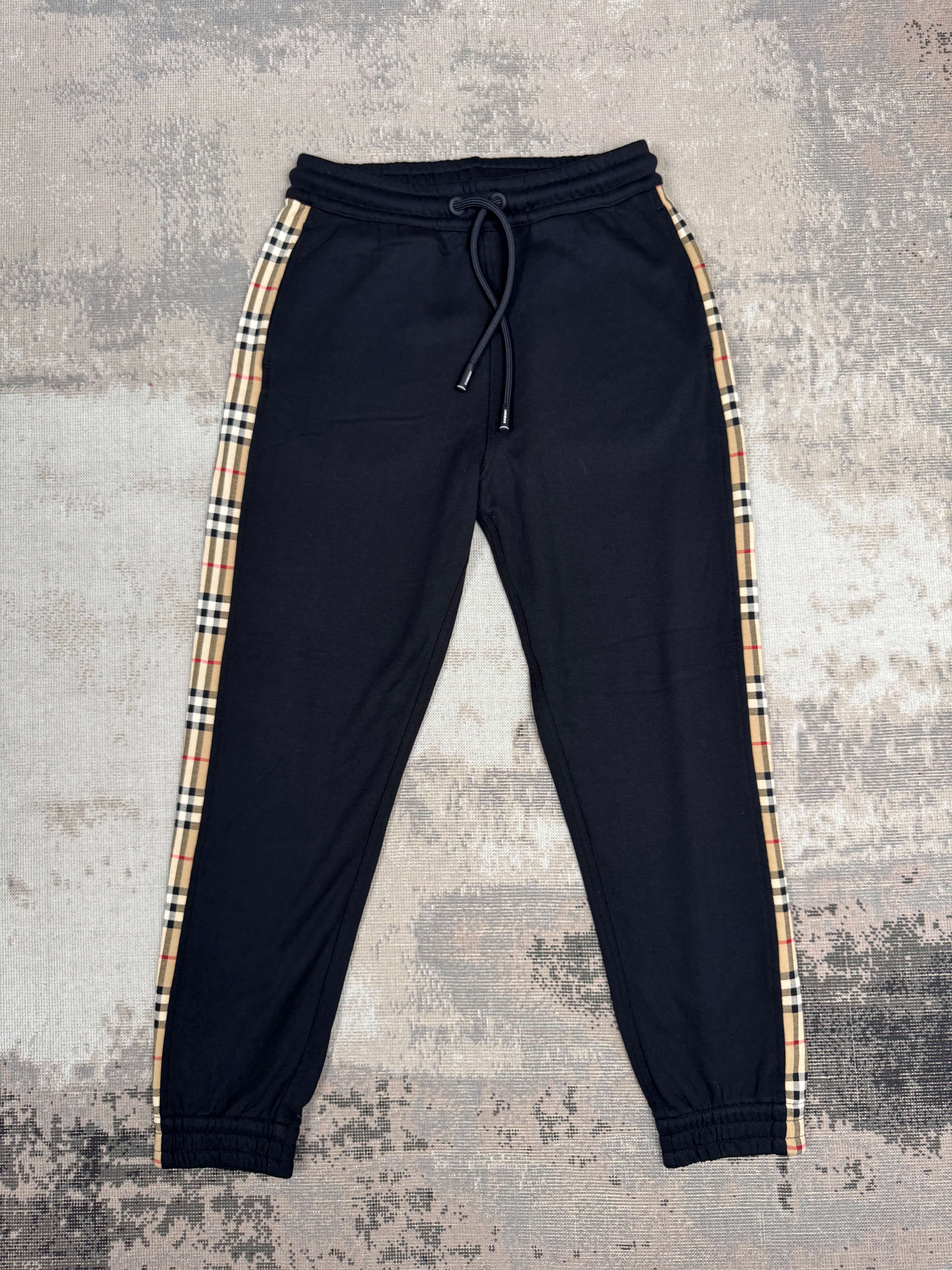 Burberry Check Tracksuit - Black