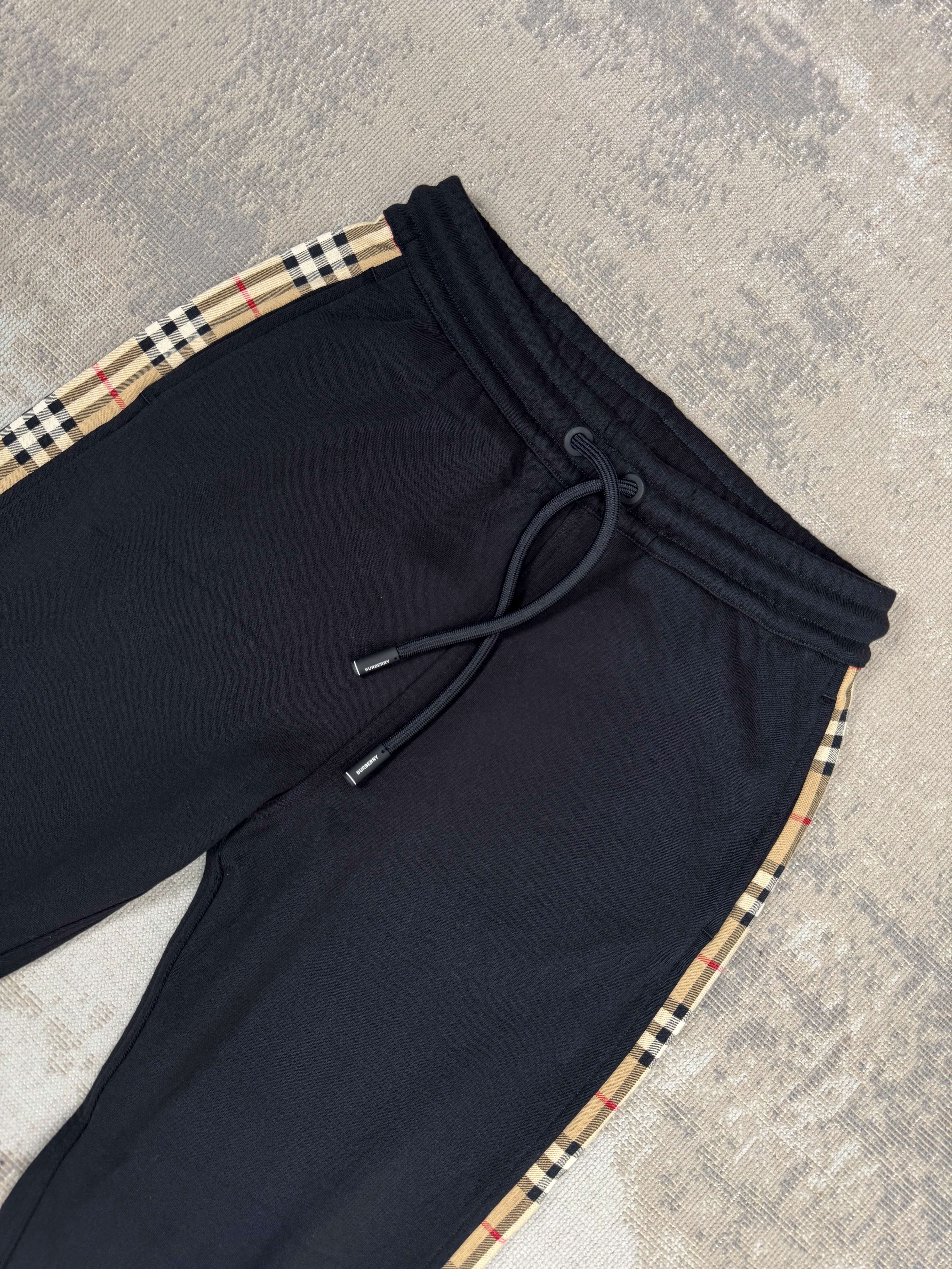 Burberry Check Tracksuit - Black