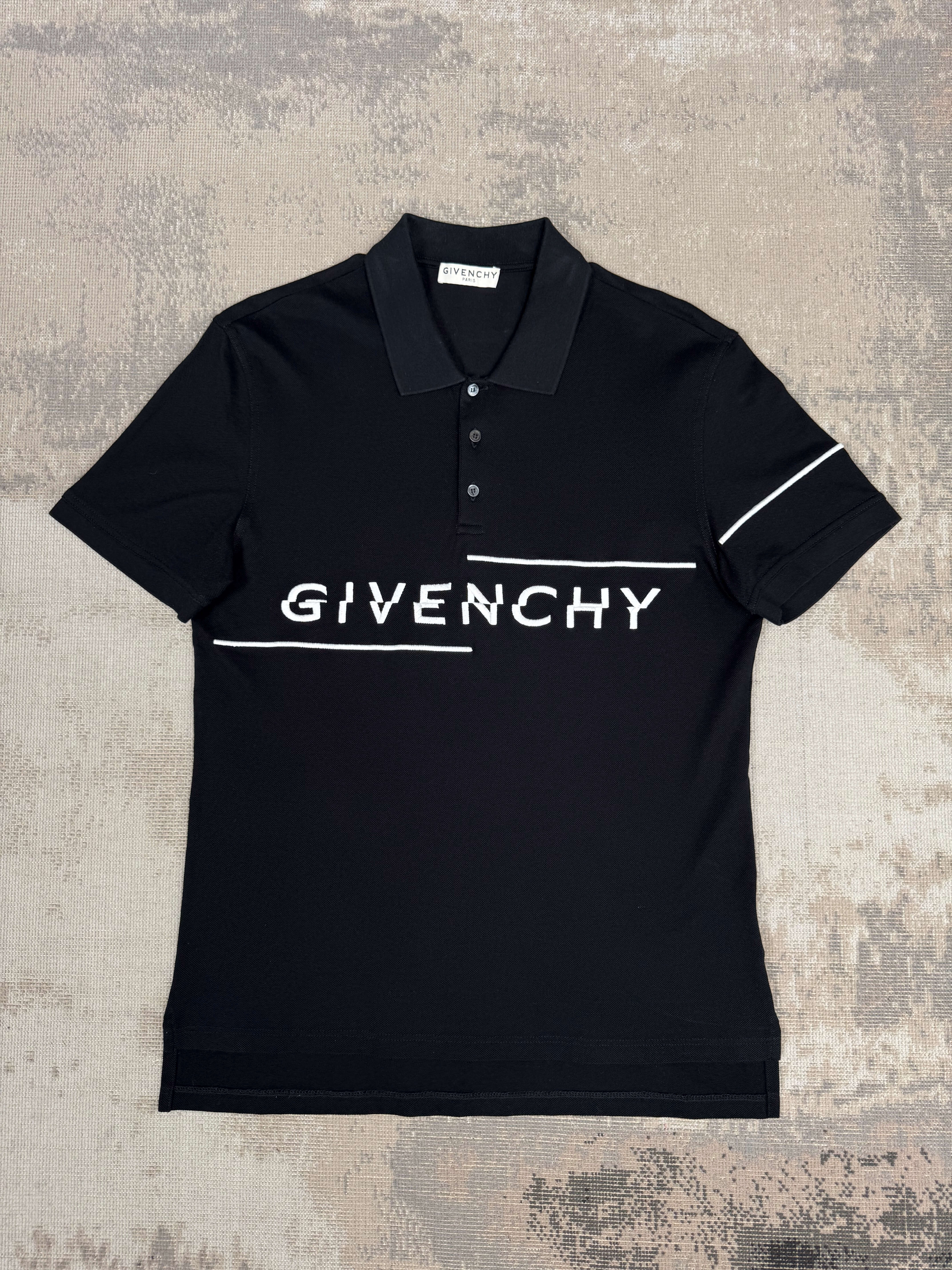 Givenchy Split Polo - Black