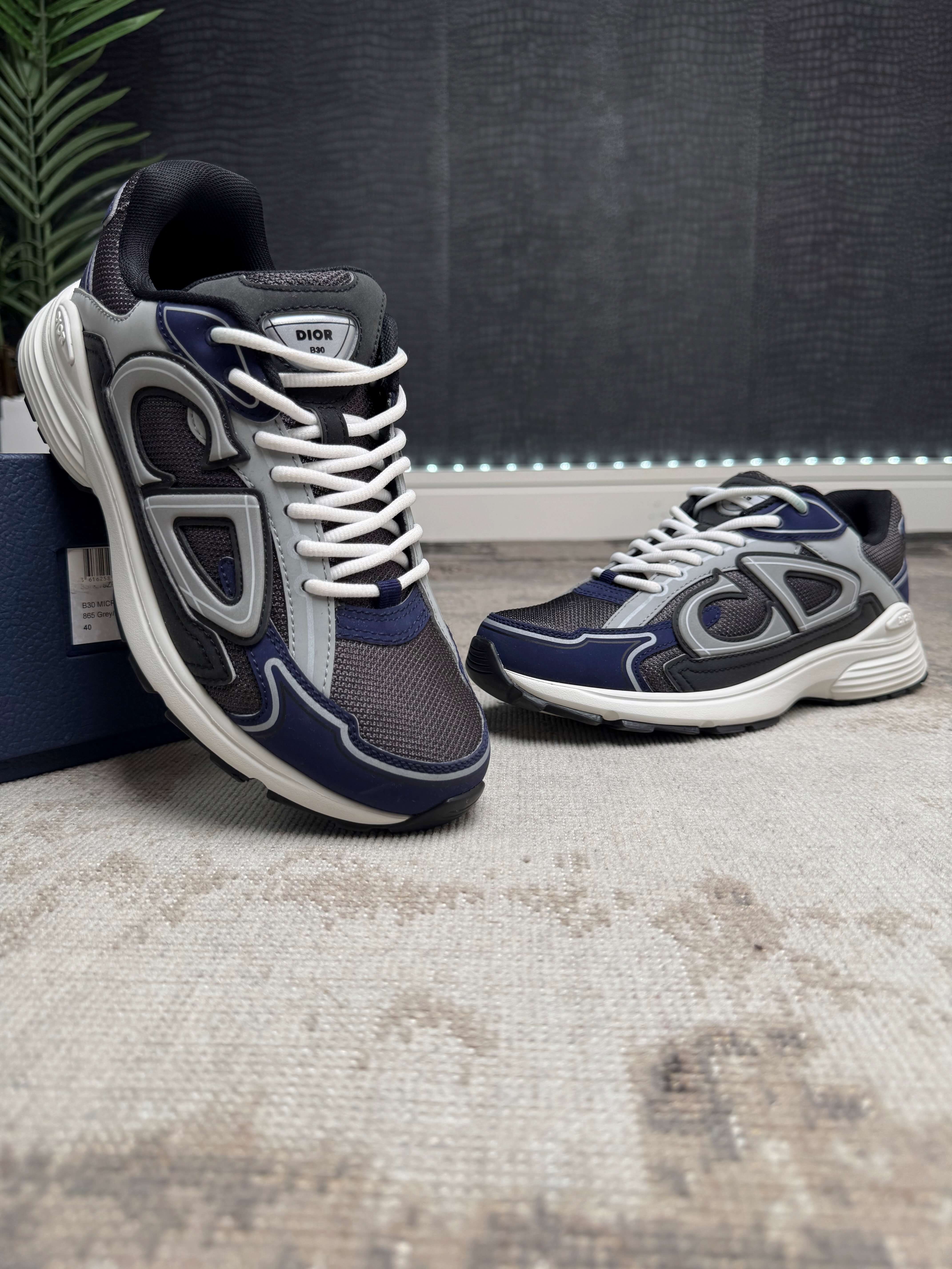 Dior B30 Trainer - Navy Dior