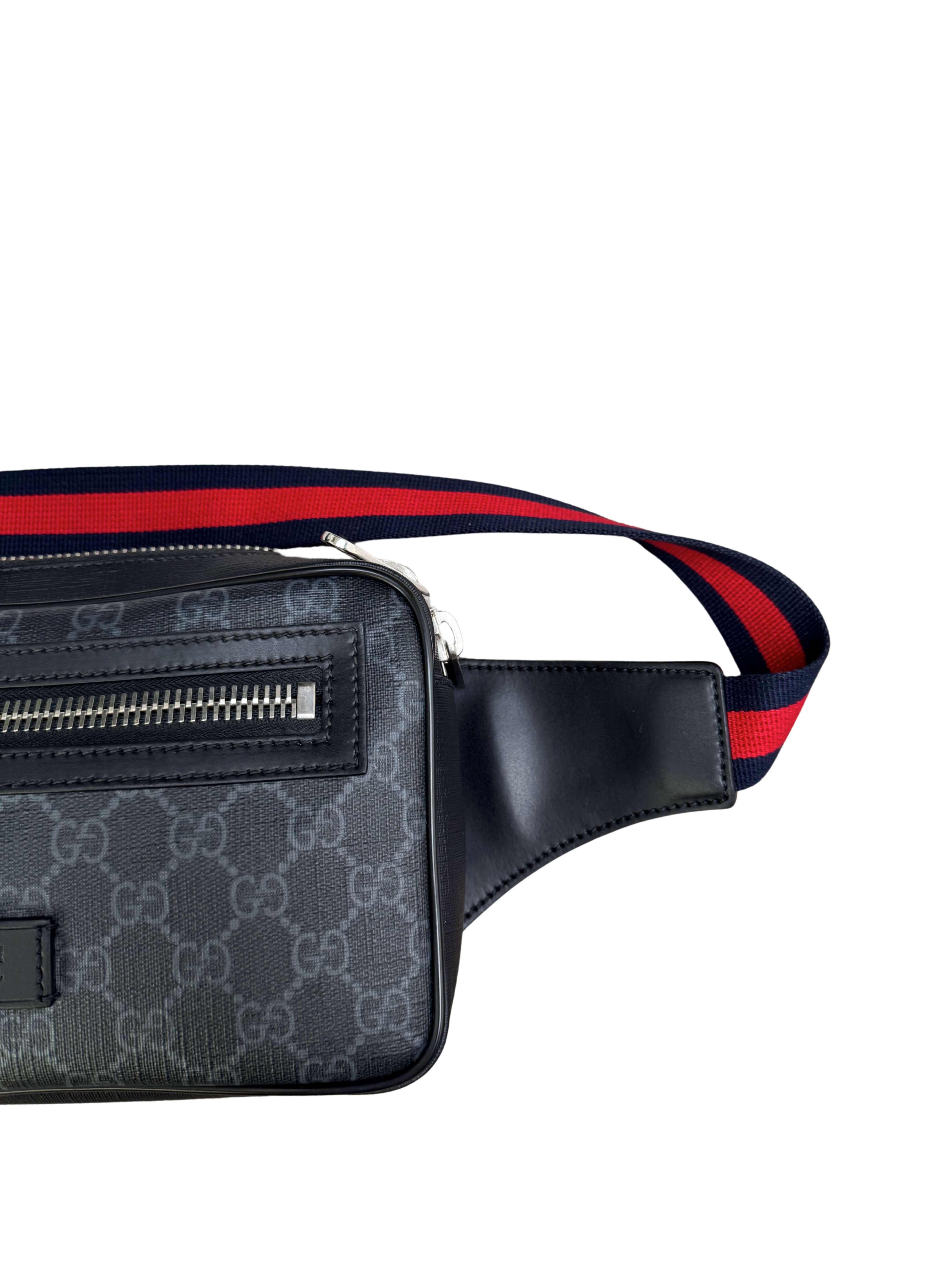 Gucci GG Supreme Shoulder / Waist Bag - Black Gucci