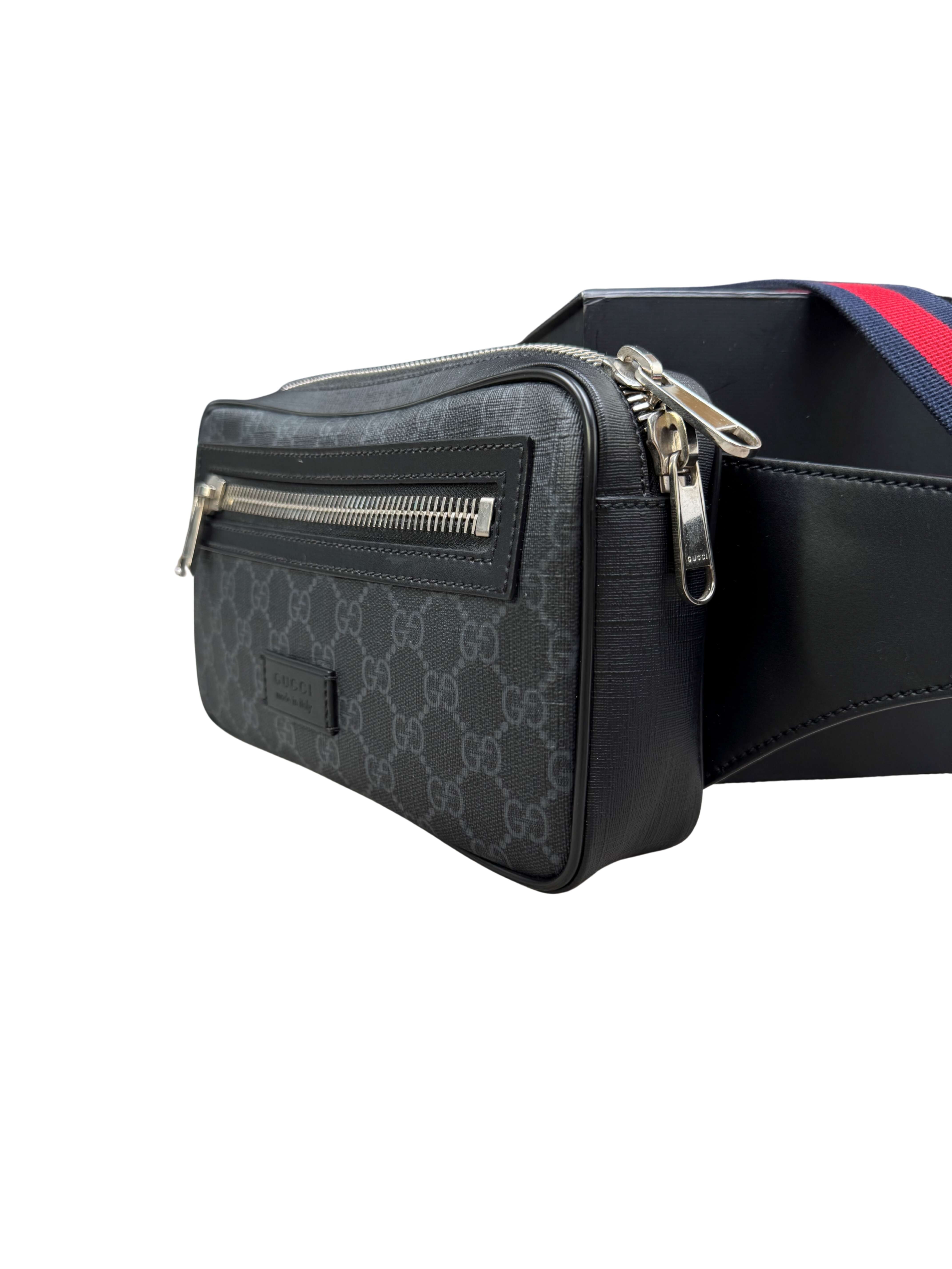 Gucci GG Supreme Shoulder / Waist Bag - Black Gucci