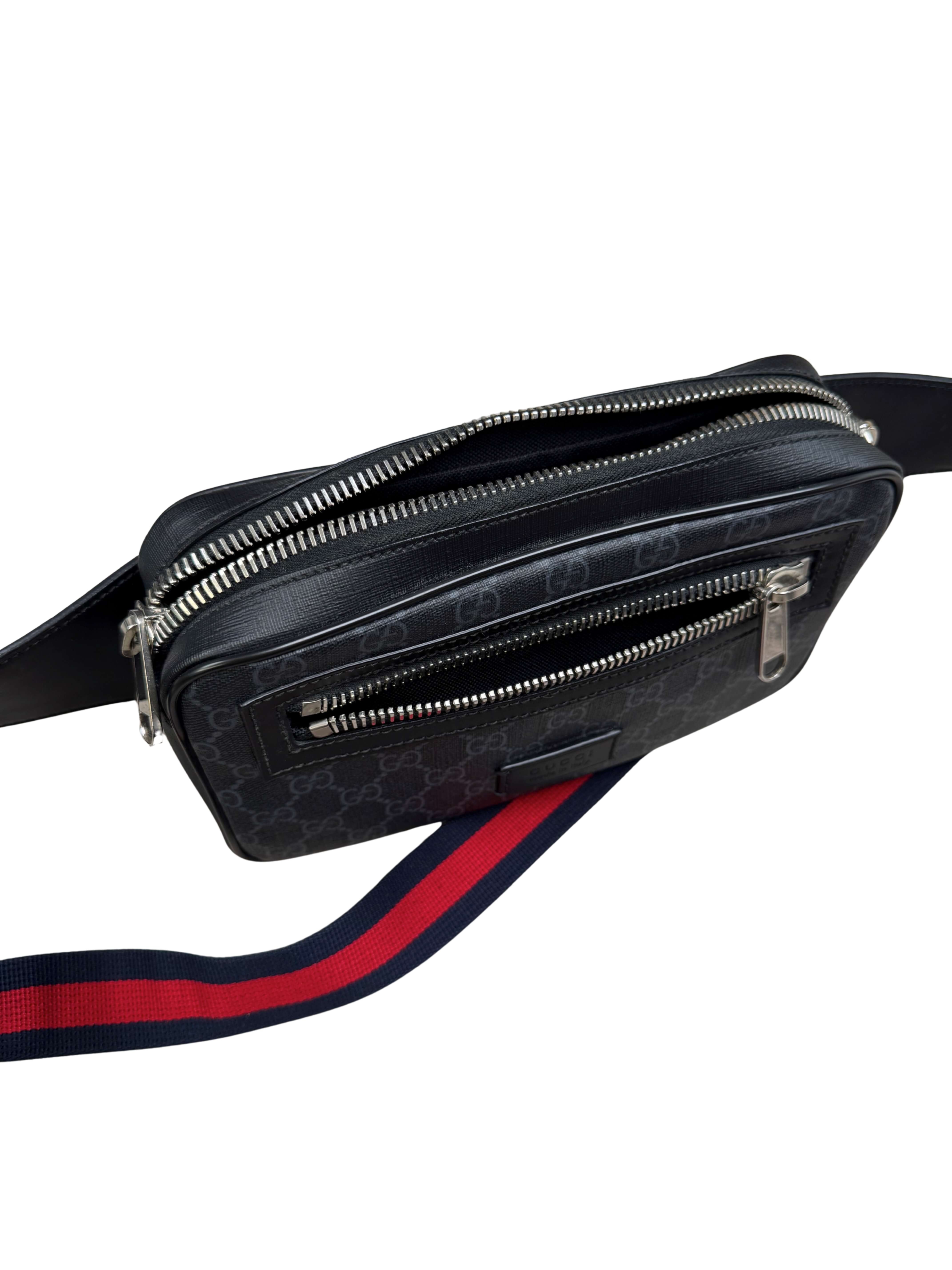 Gucci GG Supreme Shoulder / Waist Bag - Black Gucci