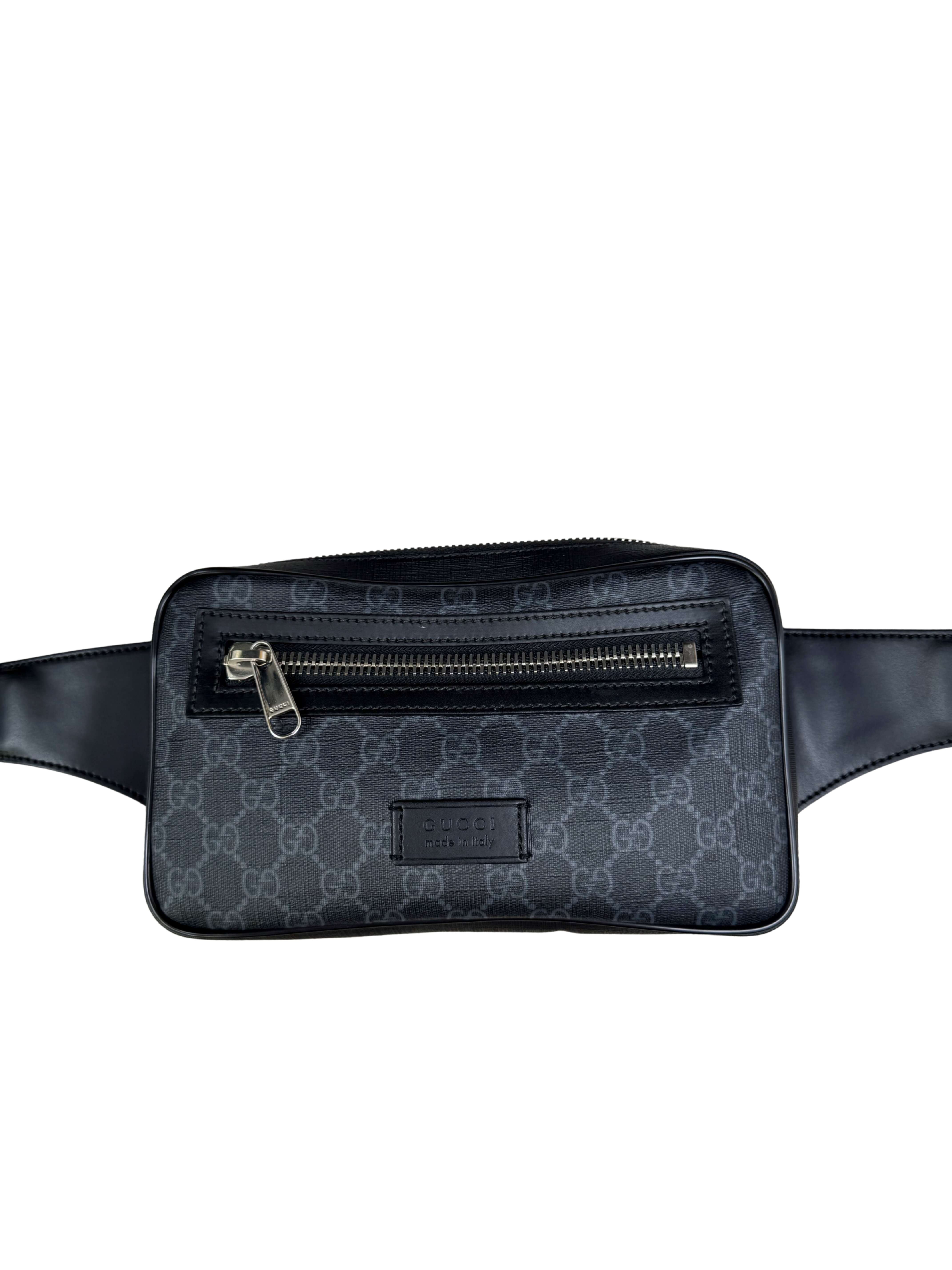 Gucci GG Supreme Shoulder / Waist Bag - Black Gucci
