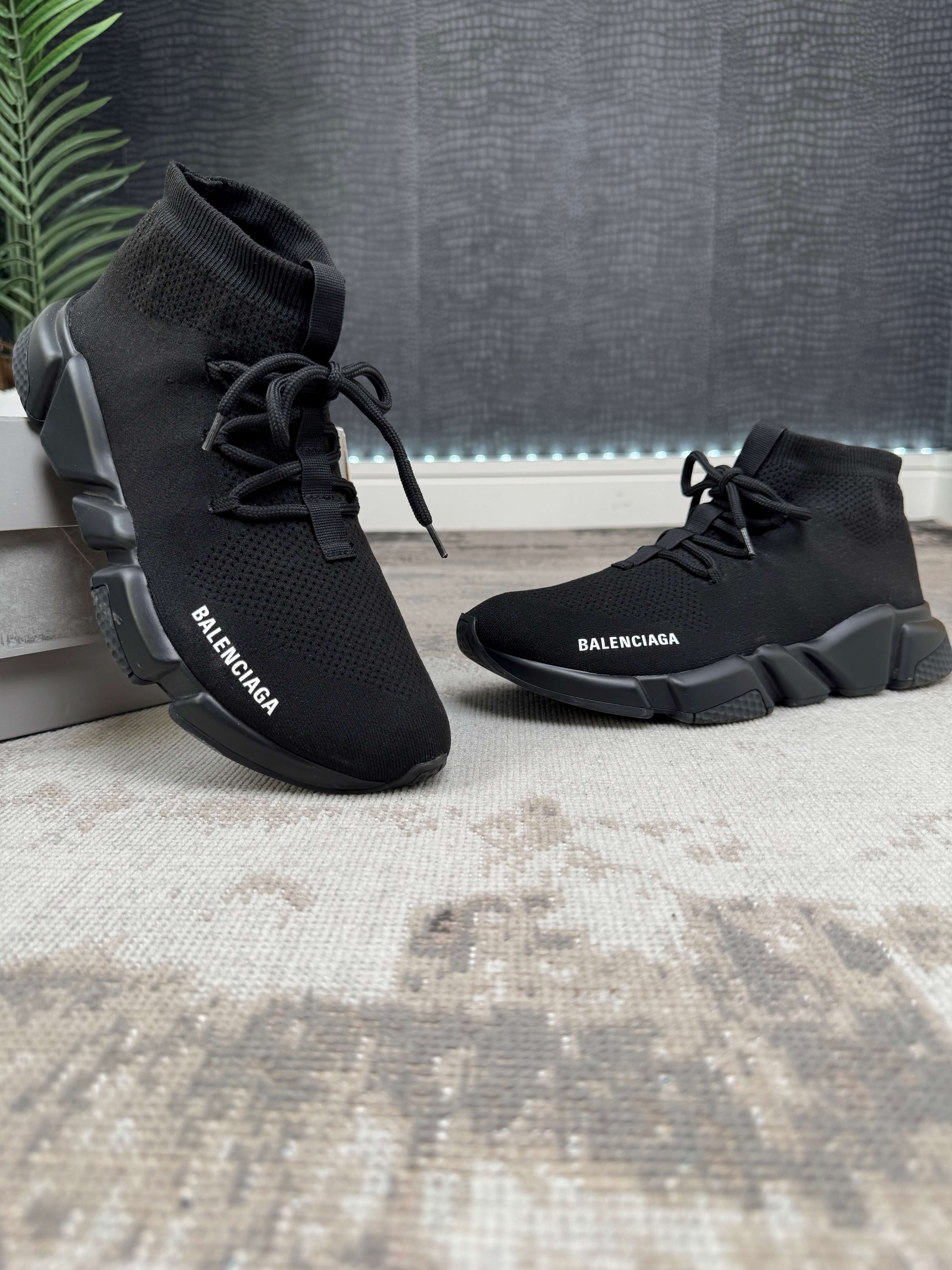 Balenciaga Speed Lace-Up Trainers - Black Balenciaga