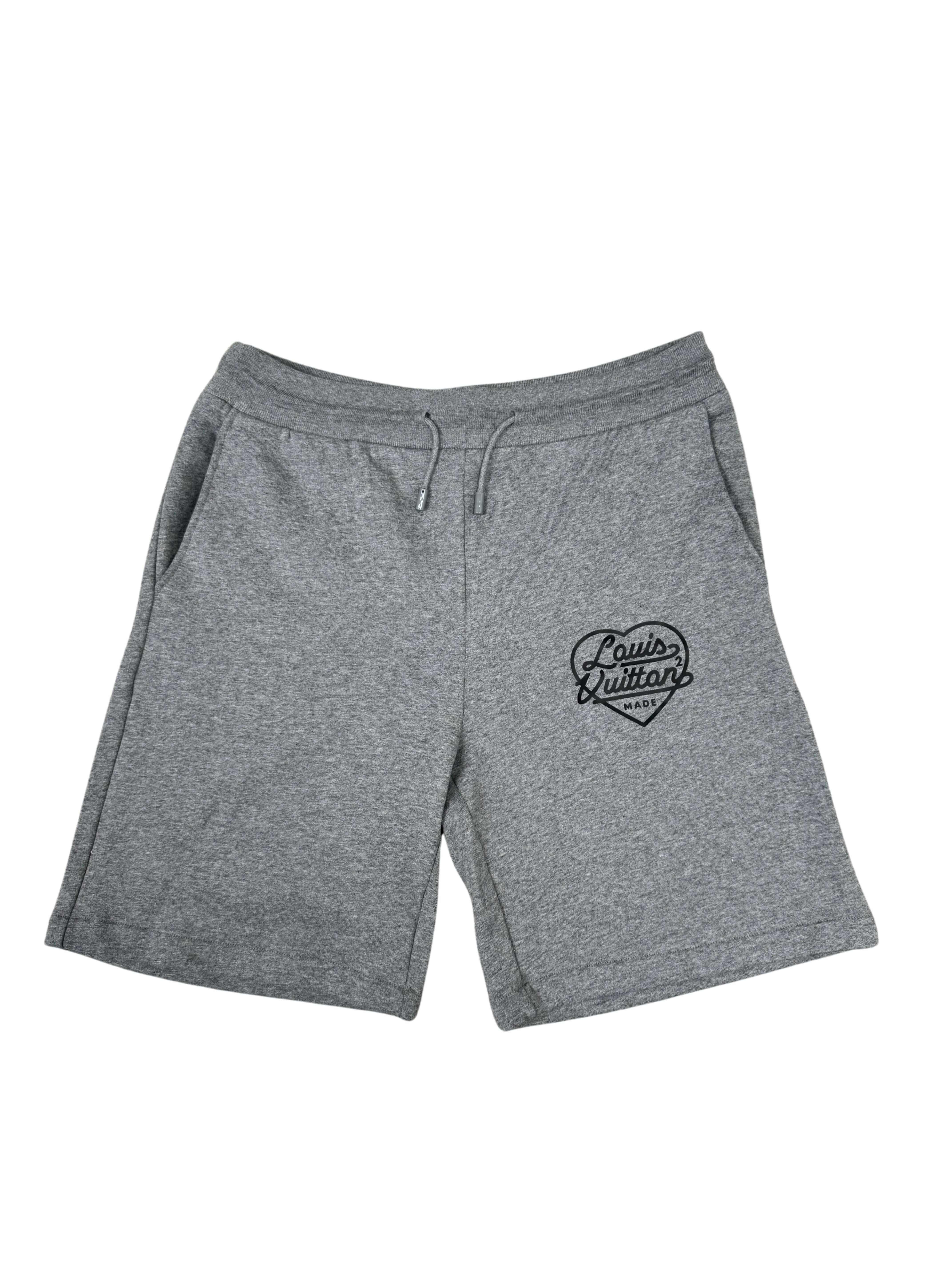 Louis Vuitton x Nigo Printed Heart Shorts - Grey Louis Vuitton