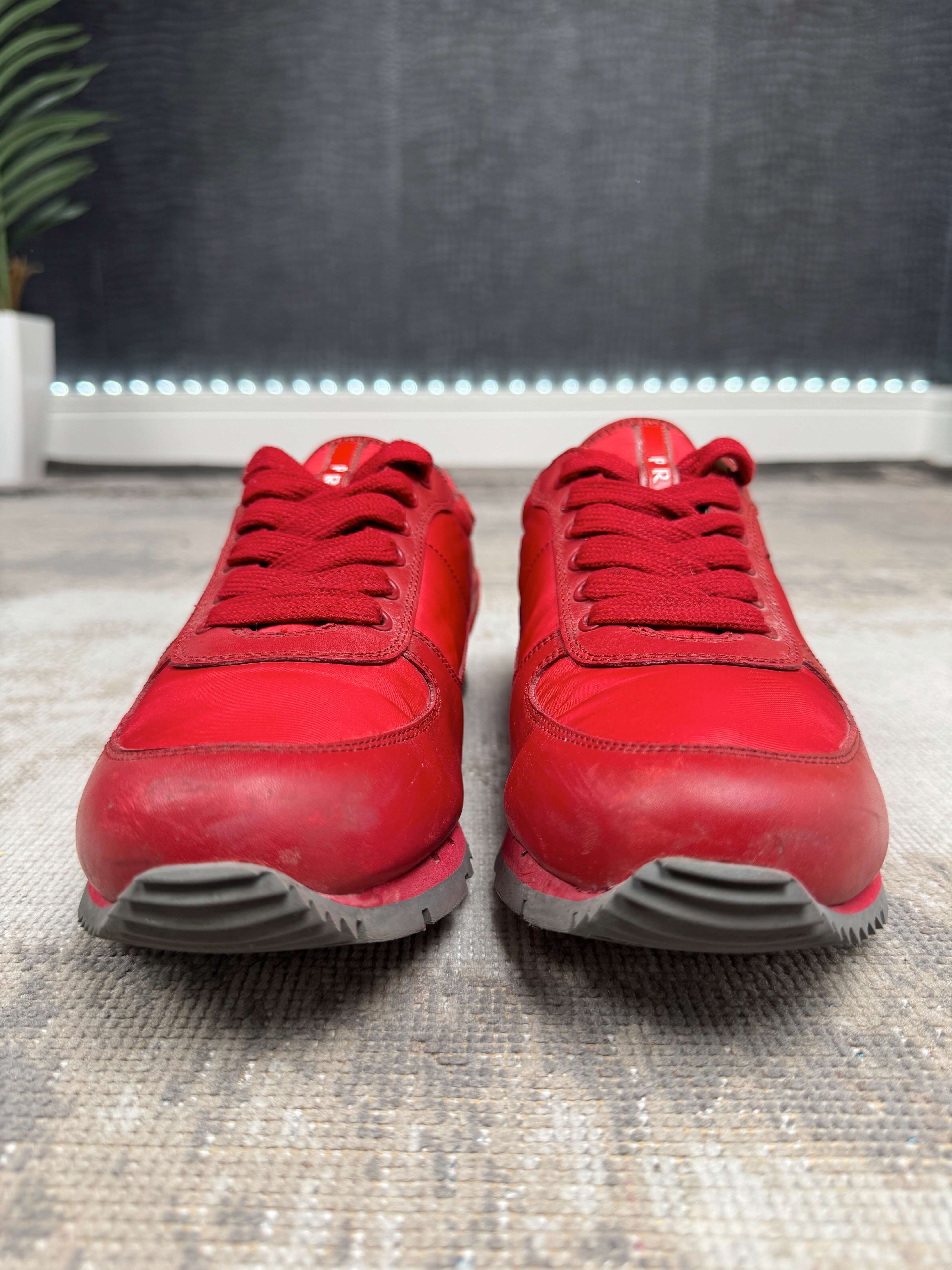 Prada Runners Trainers - Red