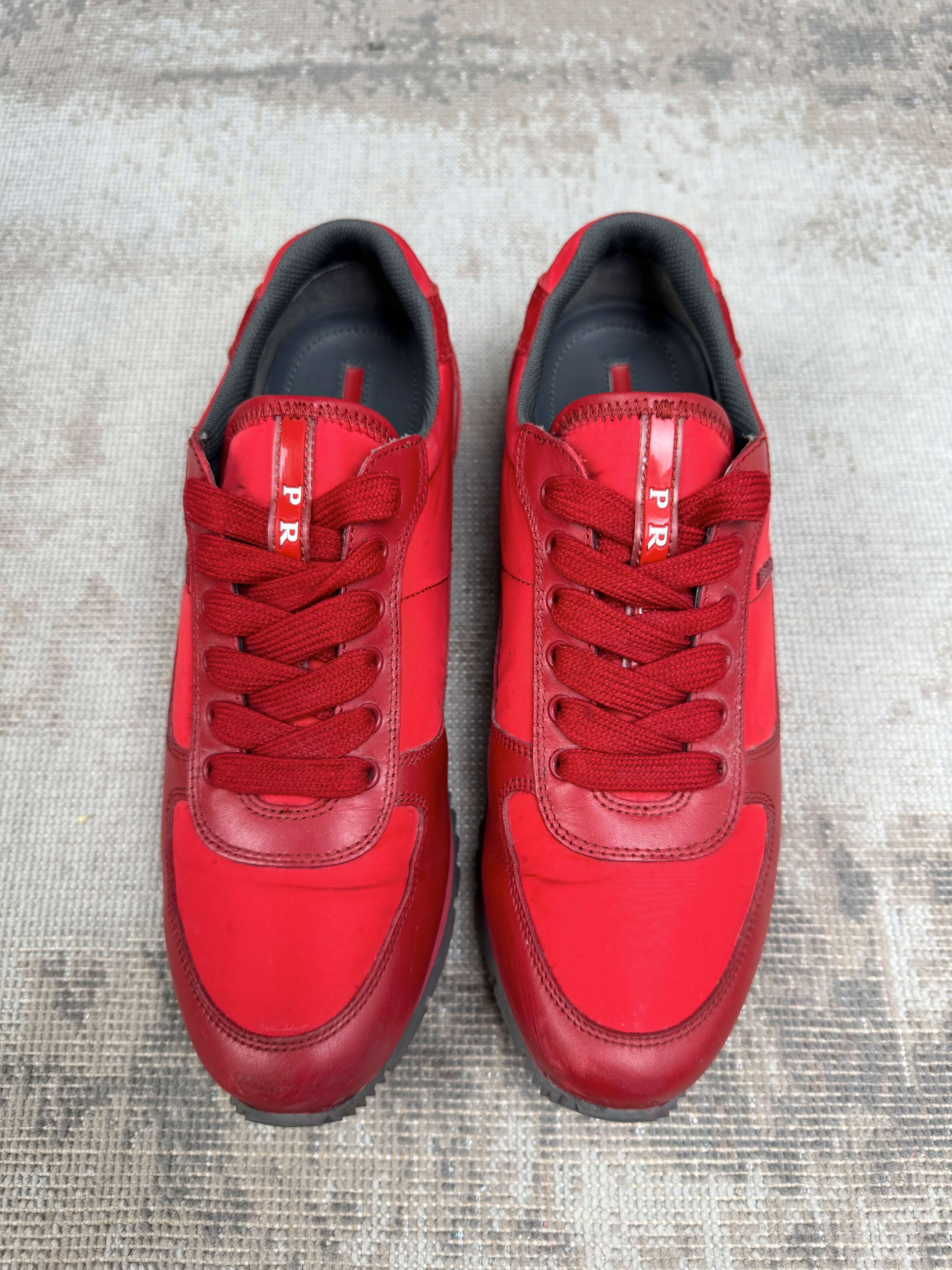 Prada Runners Trainers - Red