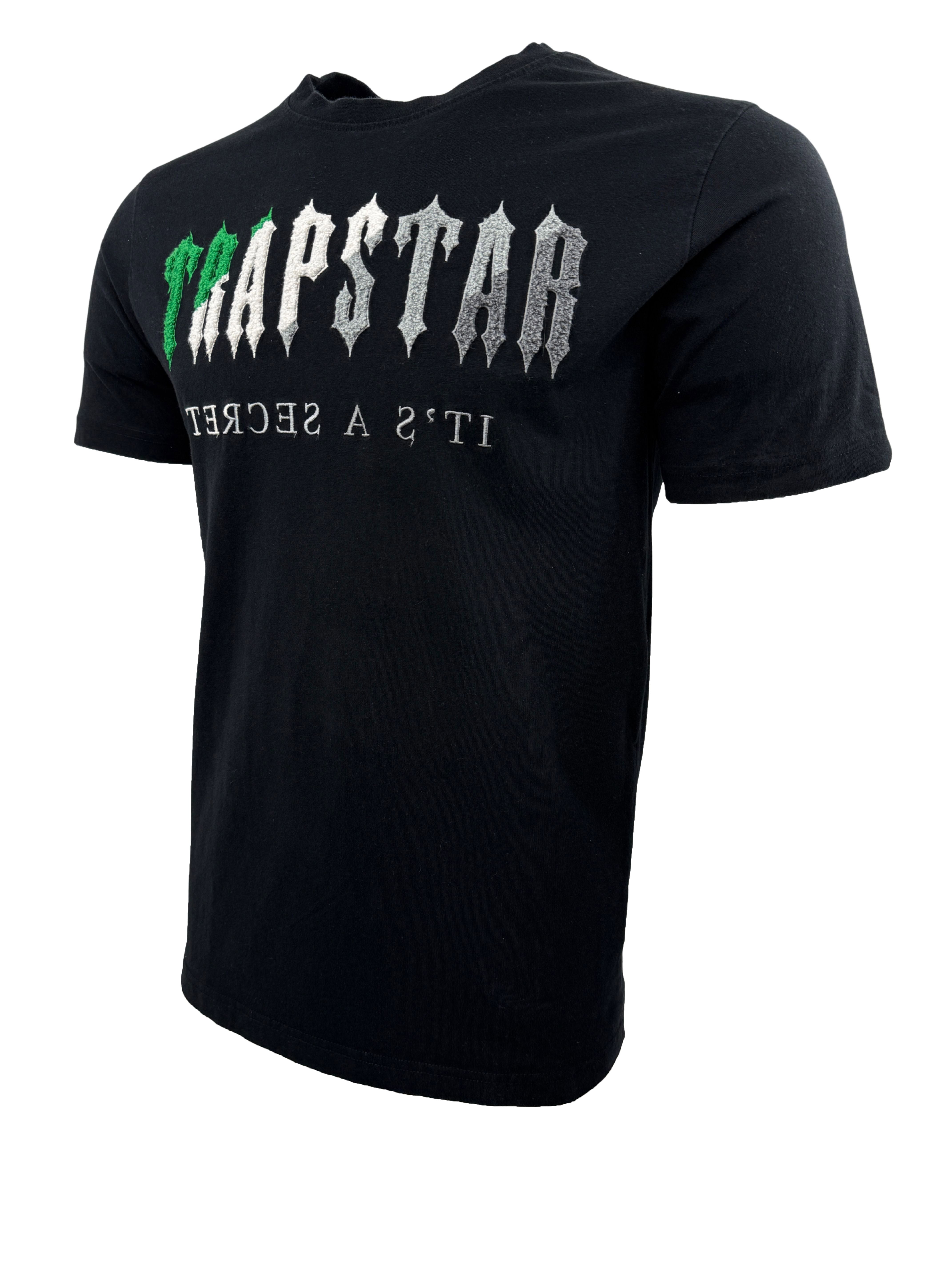 Trapstar Chenille Decoded T-Shirt - Black Trapstar