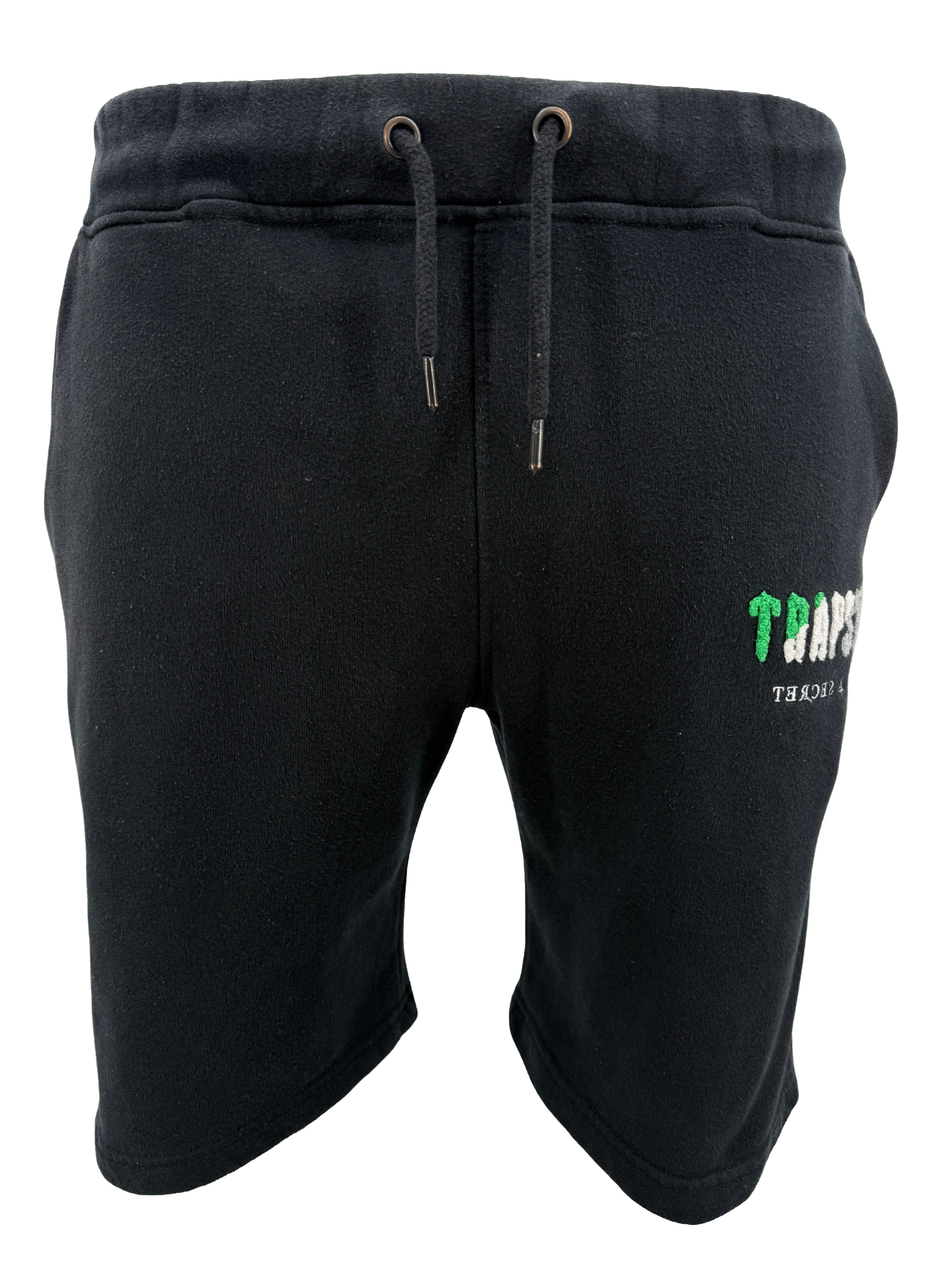 Trapstar Chenille Decoded Shorts - Black