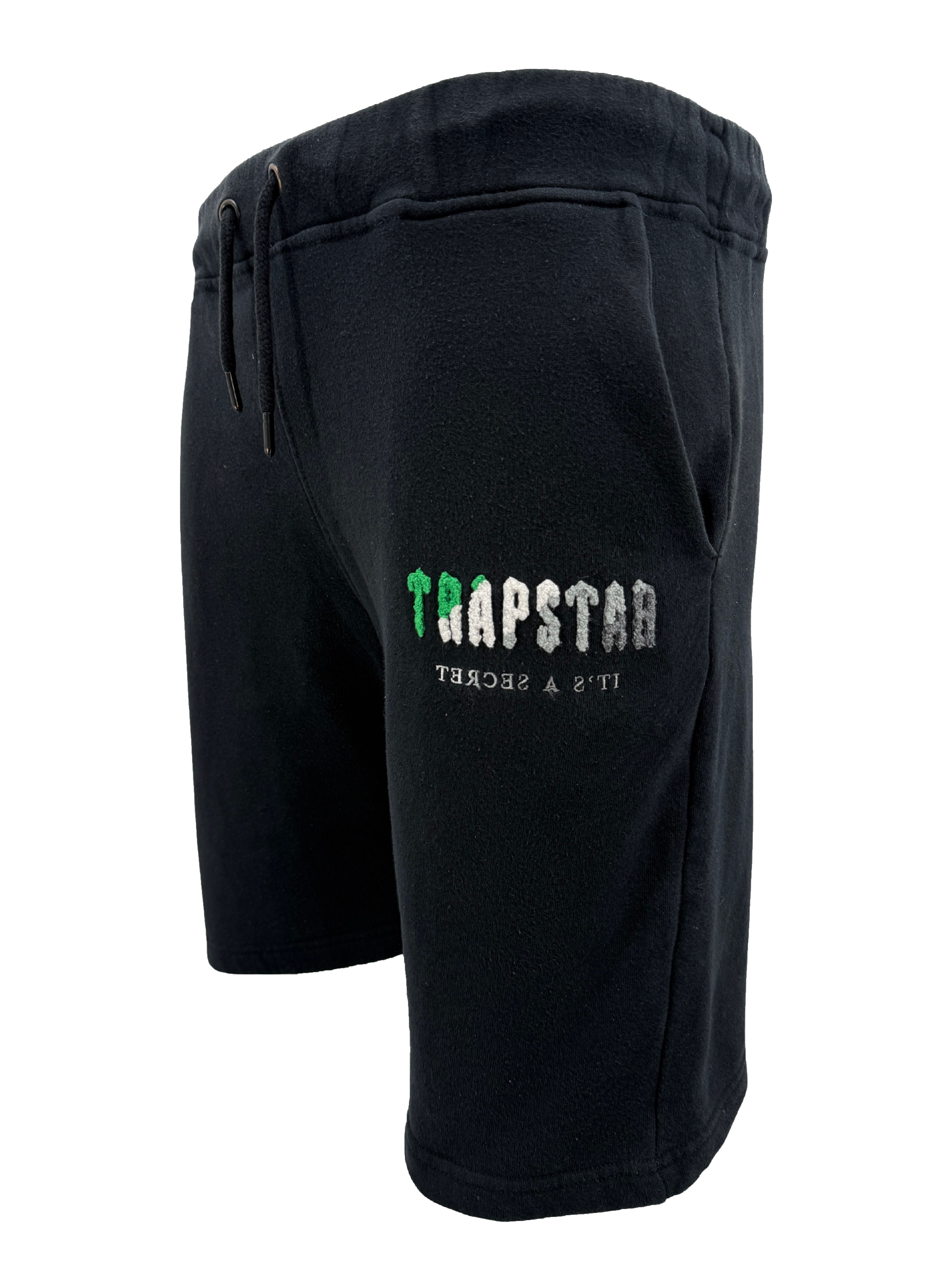 Trapstar Chenille Decoded Shorts - Black