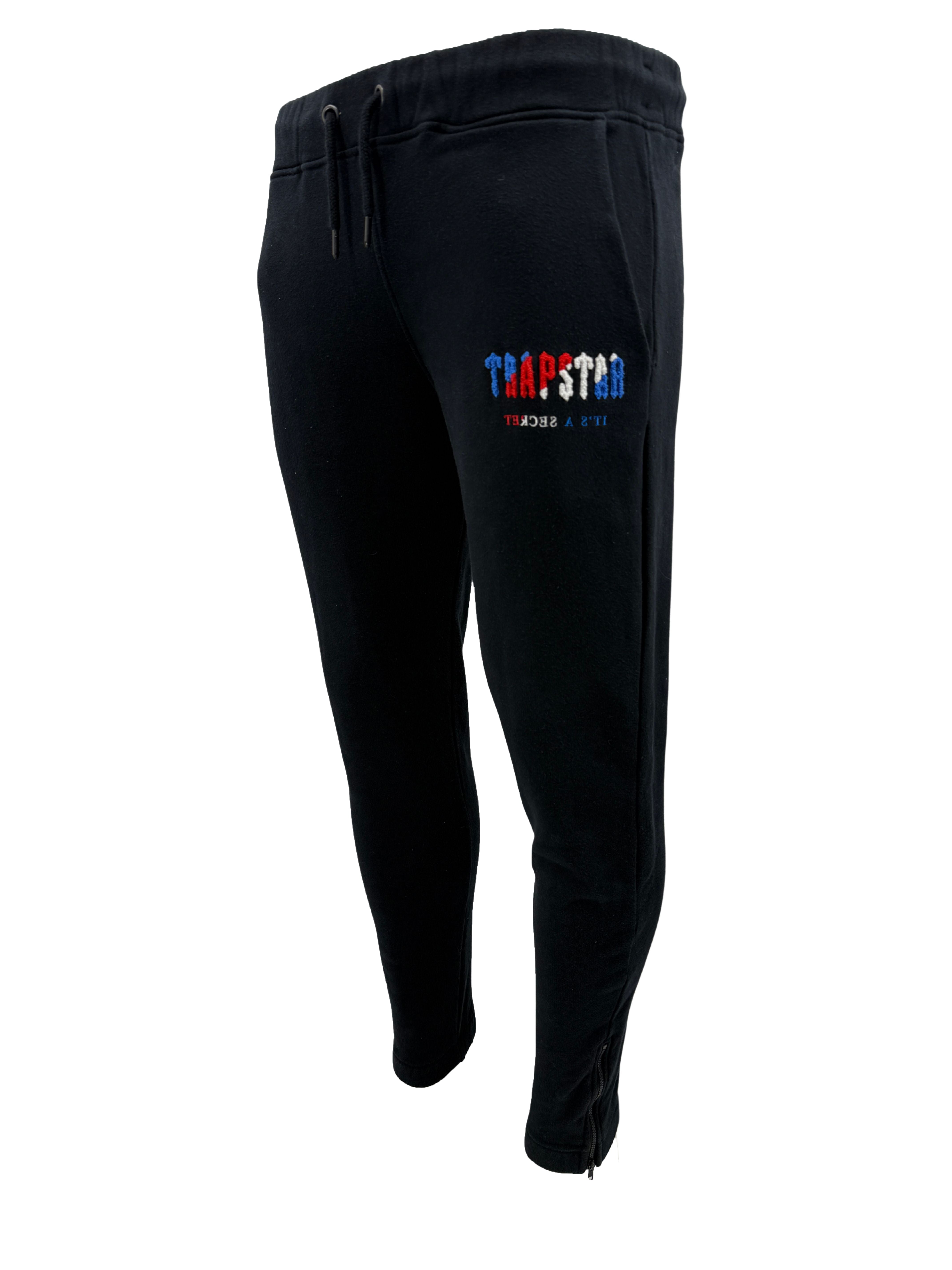 Trapstar Chenille Decoded Joggers - Black Trapstar
