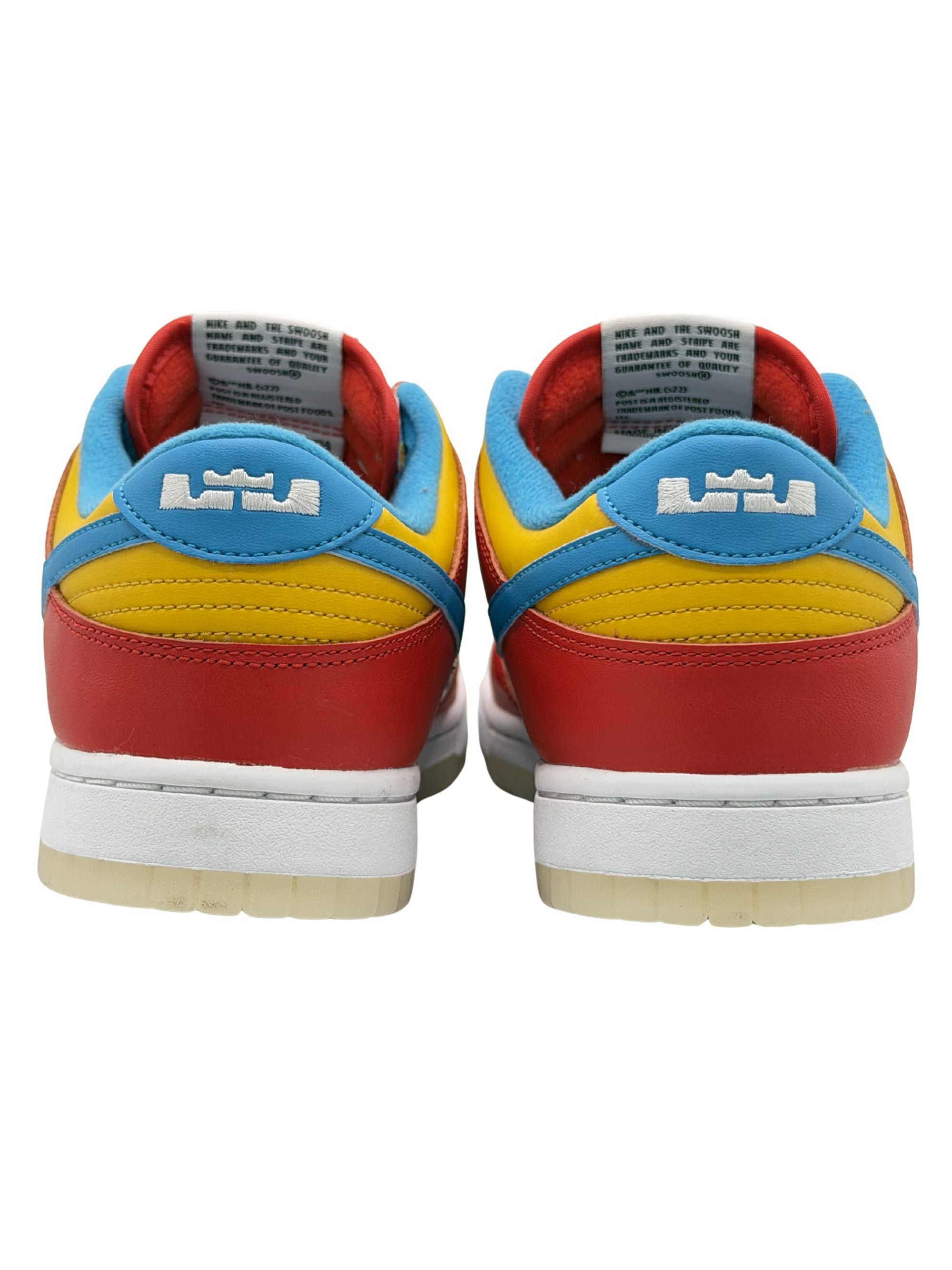 Nike Dunk Low X LeBron James 'Fruity Pebbles' Trainers - Red (Unused) Nike