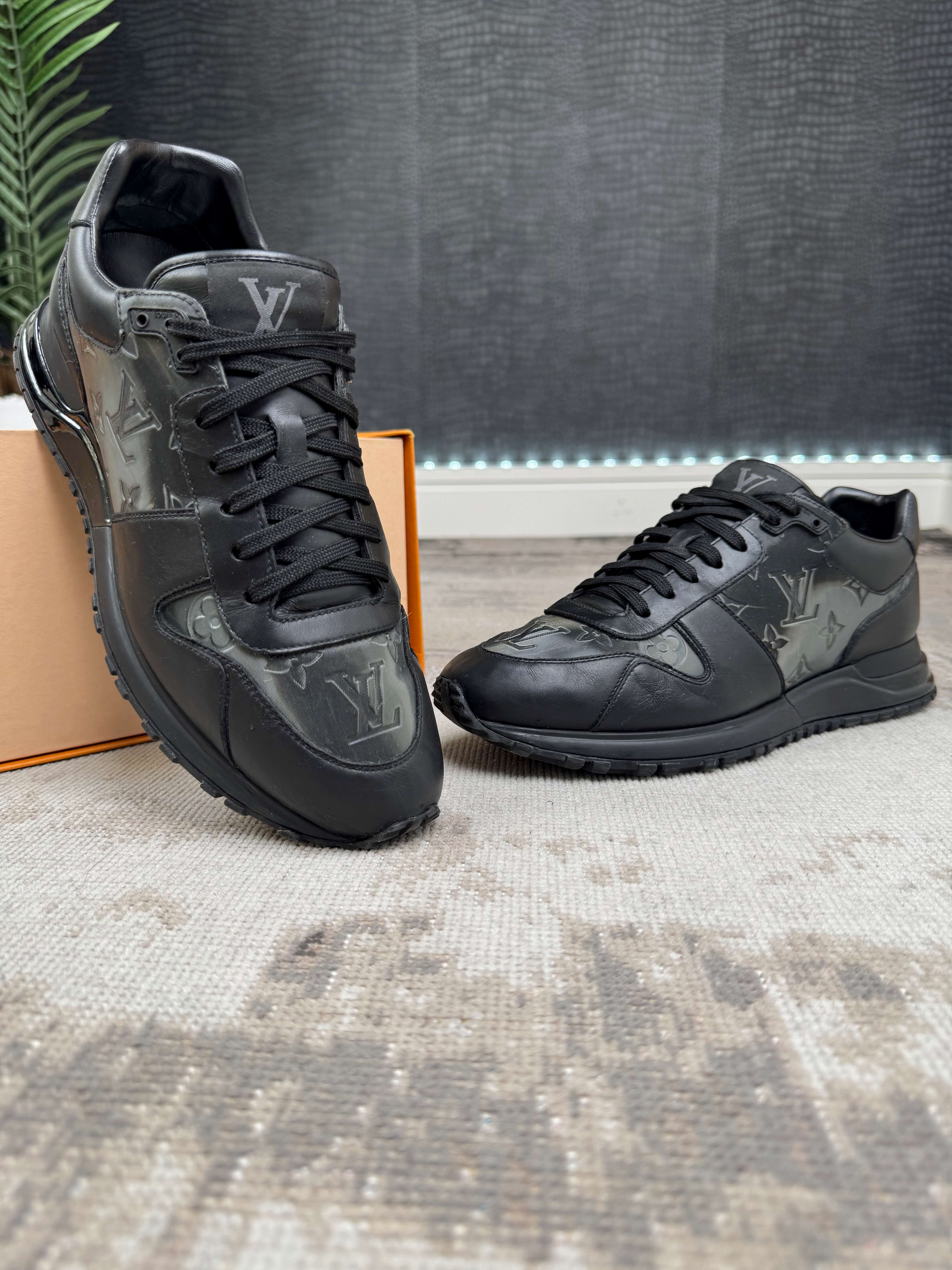 Louis Vuitton Run Away Iridescent Trainers - Black