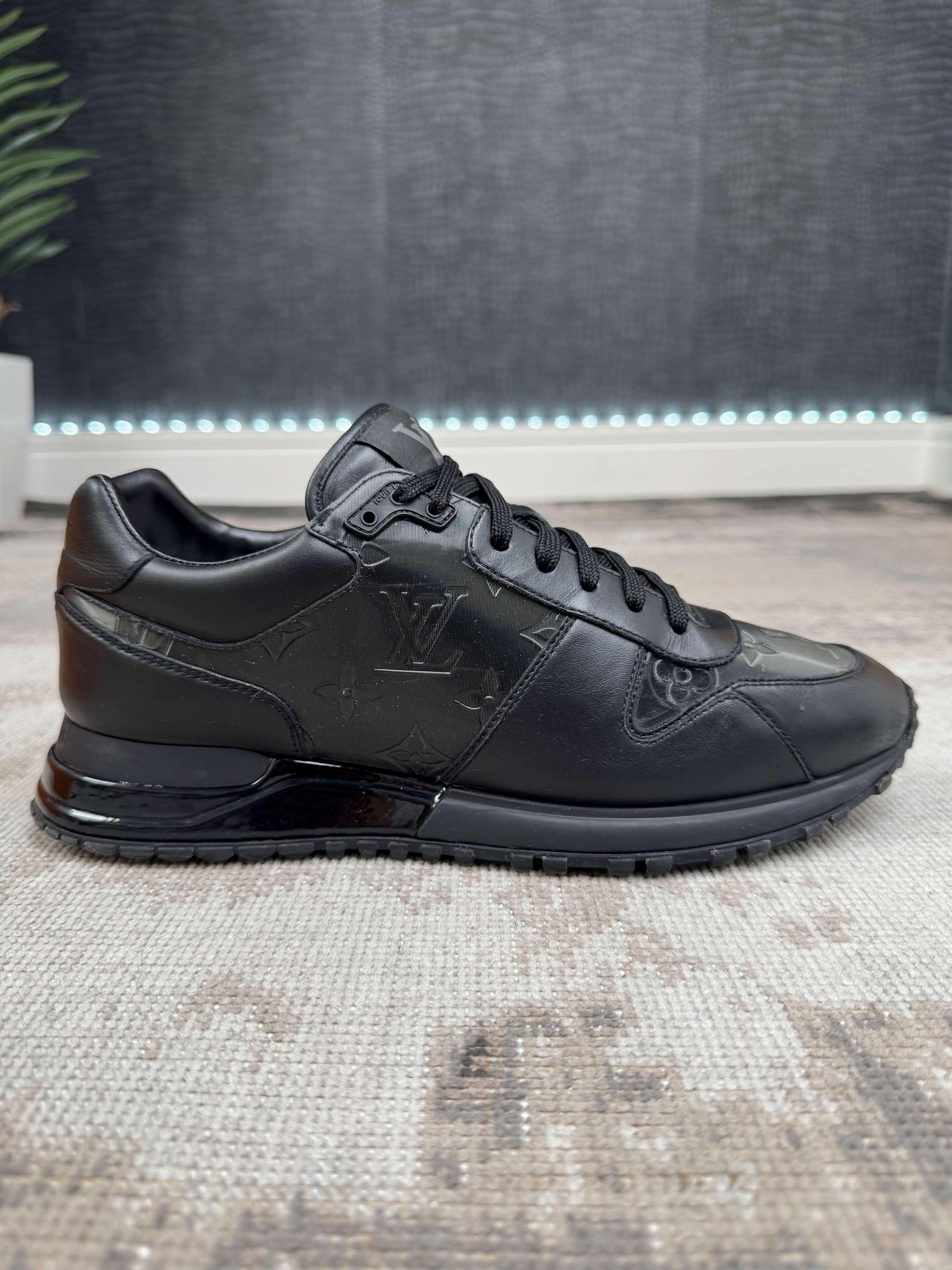 Louis Vuitton Run Away Iridescent Trainers - Black