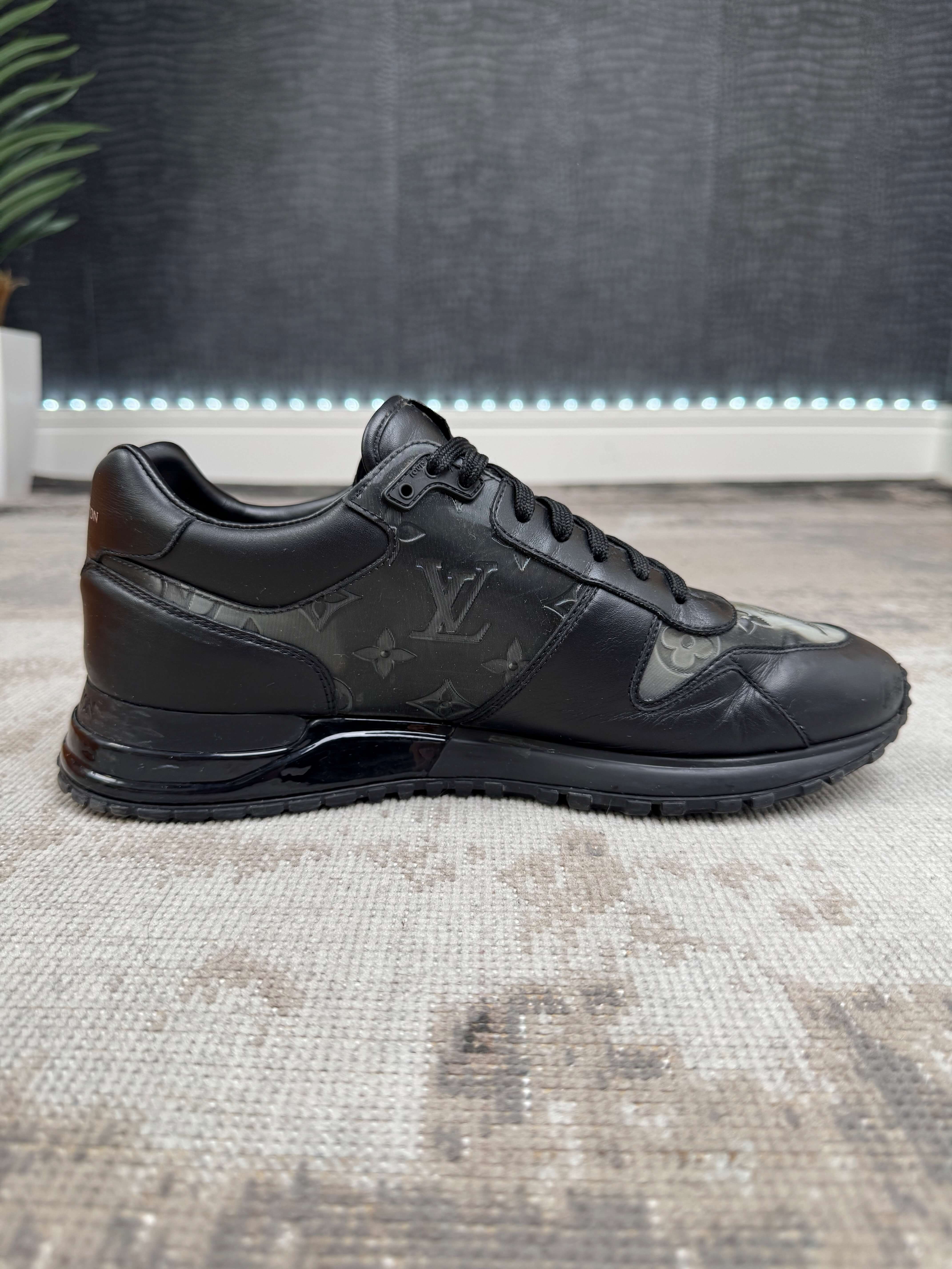 Louis Vuitton Run Away Iridescent Trainers - Black