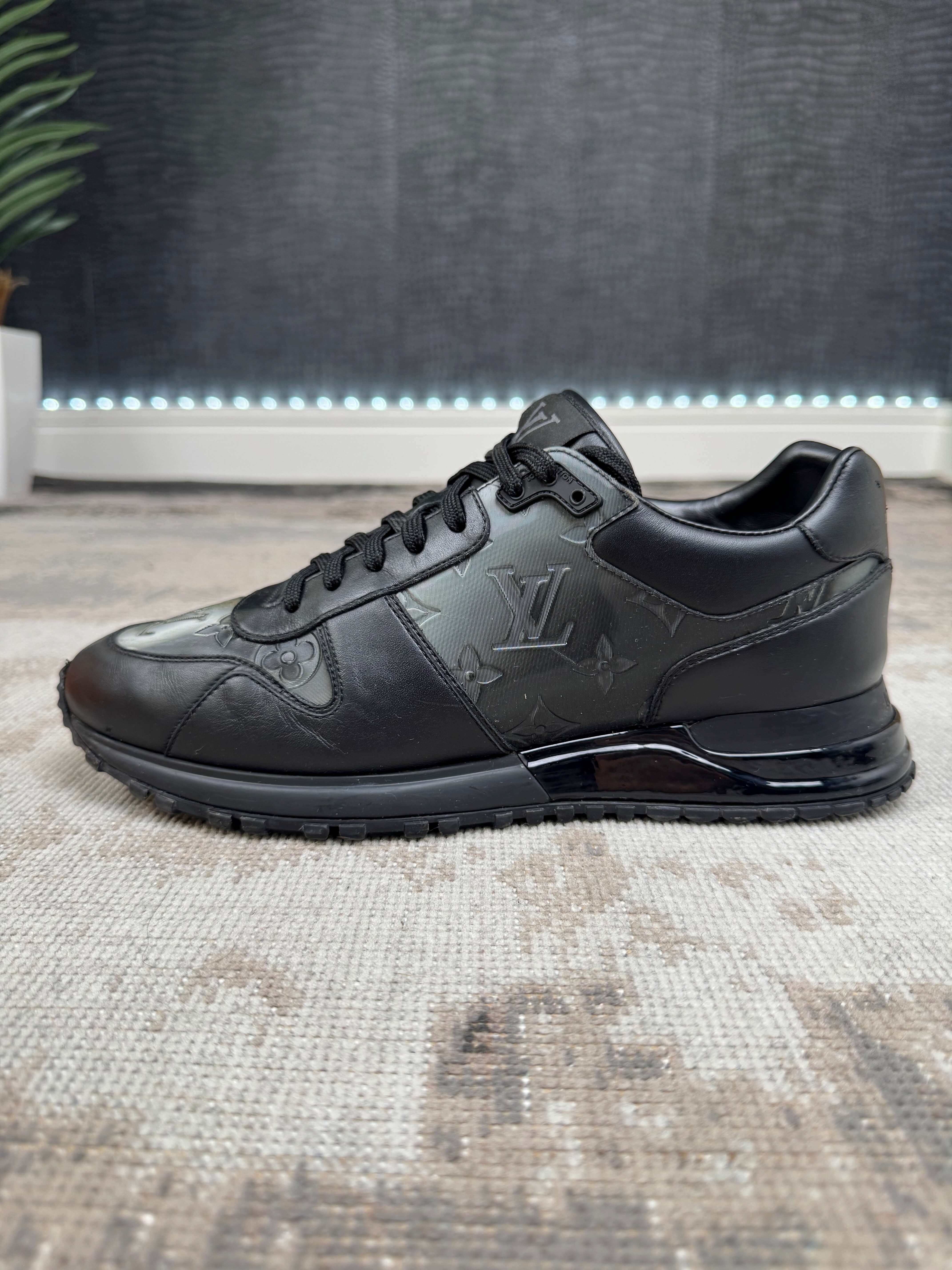 Louis Vuitton Run Away Iridescent Trainers - Black