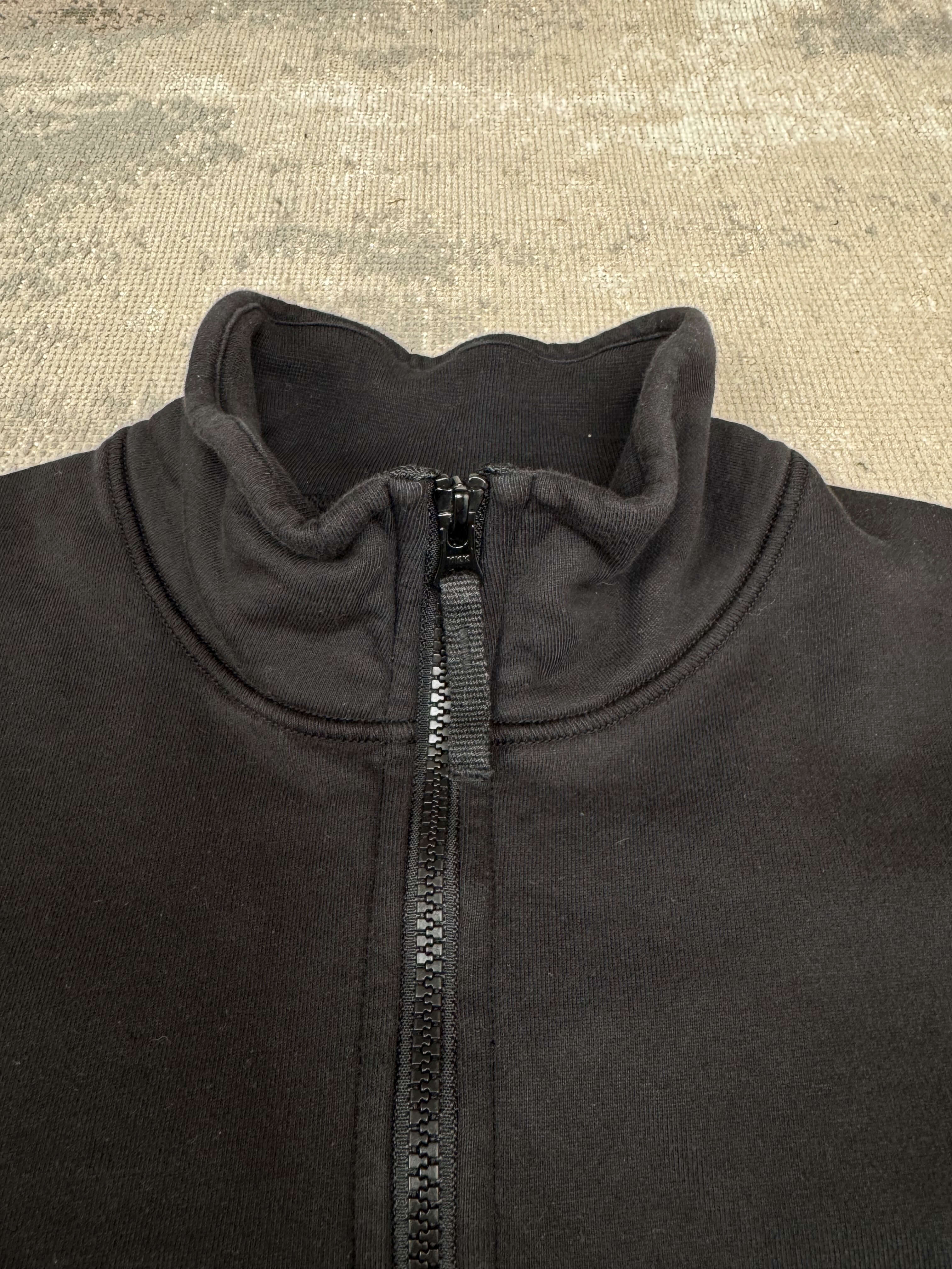Stone Island Badge Logo Half Zip Tracksuit - Black