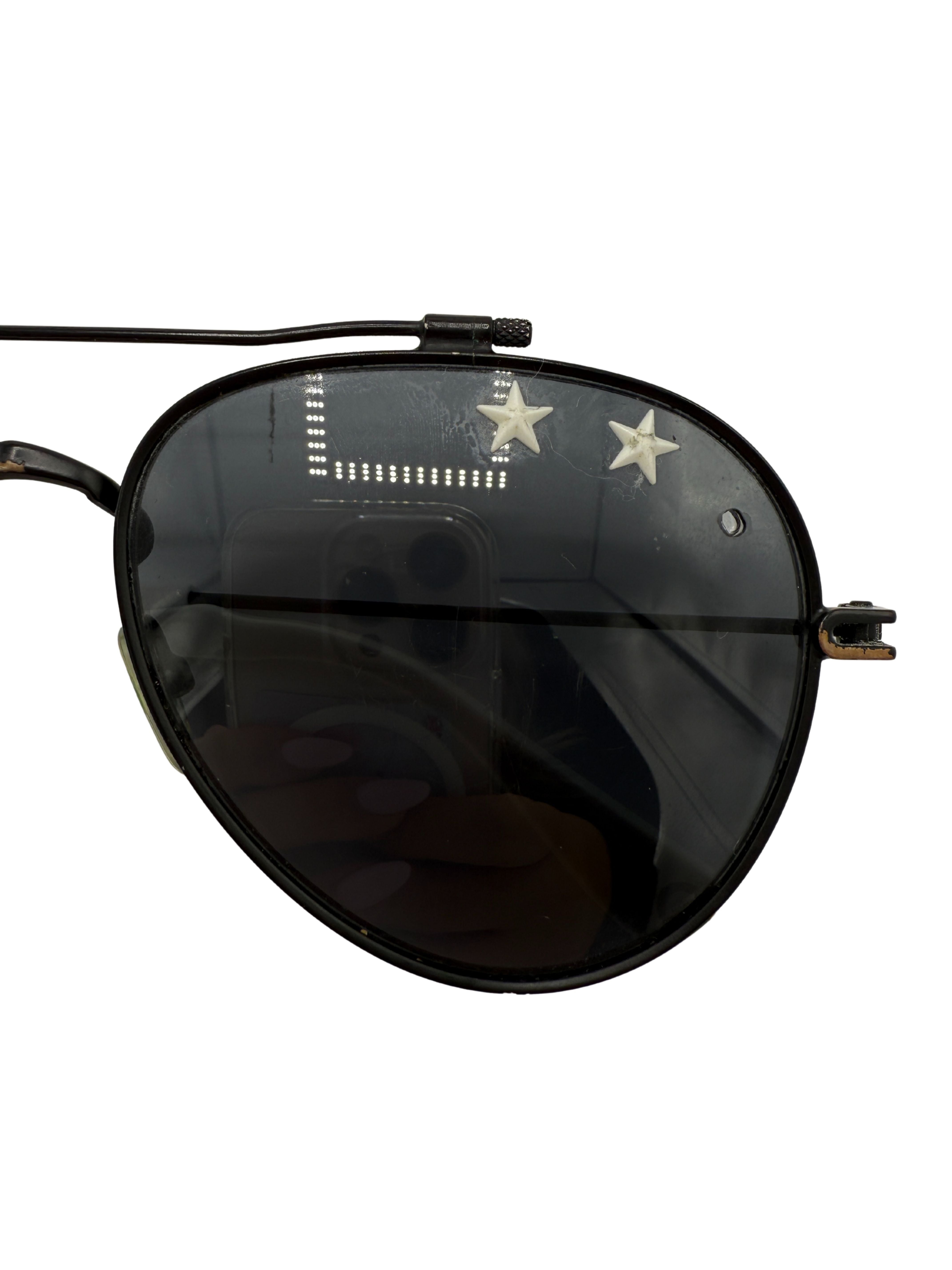 Givenchy Star Aviator Sunglasses - Black Givenchy